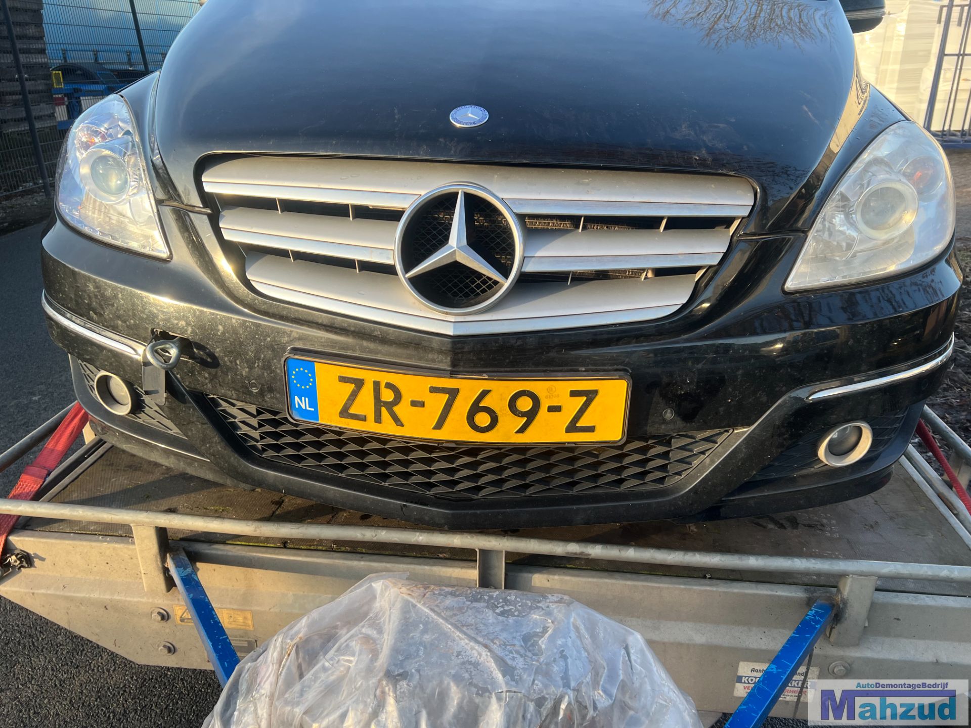 MERCEDES B KLASSE W245 Zwart 191 voorbumper 2004-2011
