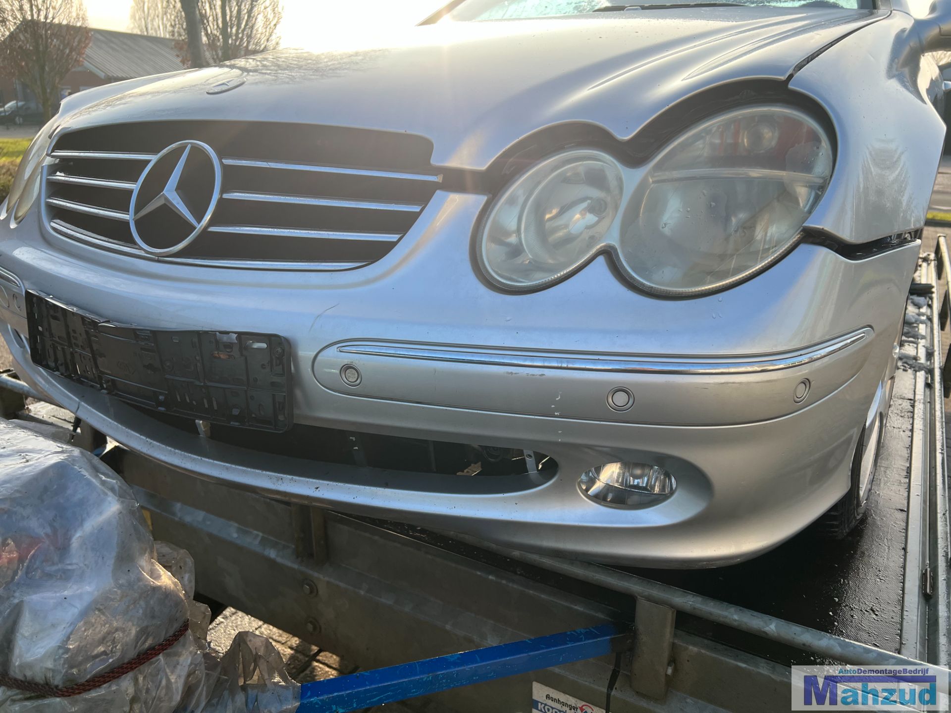 MERCEDES CLK W209 Zilver 744 voorbumper 2002-2009