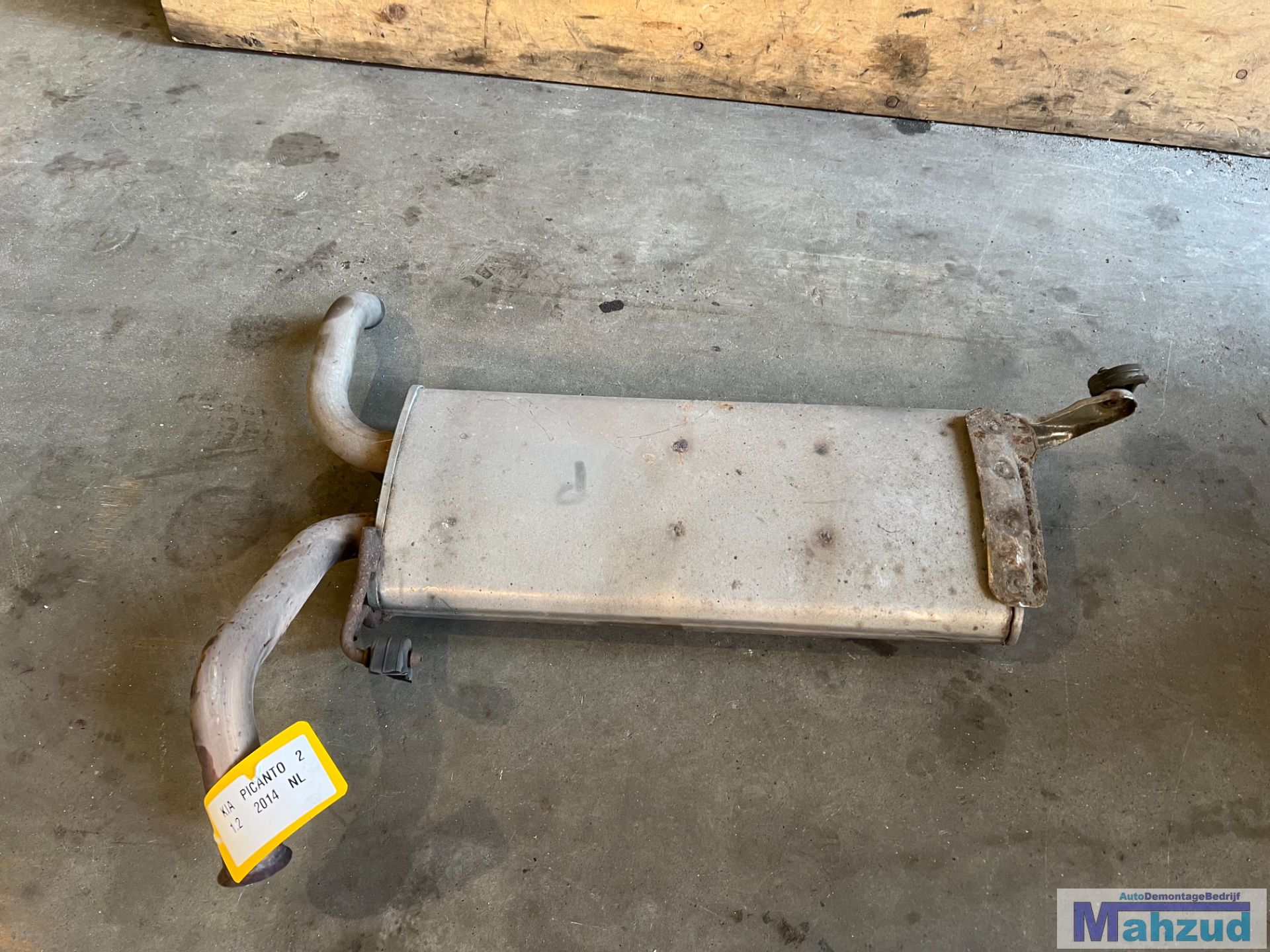 KIA PICANTO 2 1.2 (TA) uitlaat einddemper 2011-2017