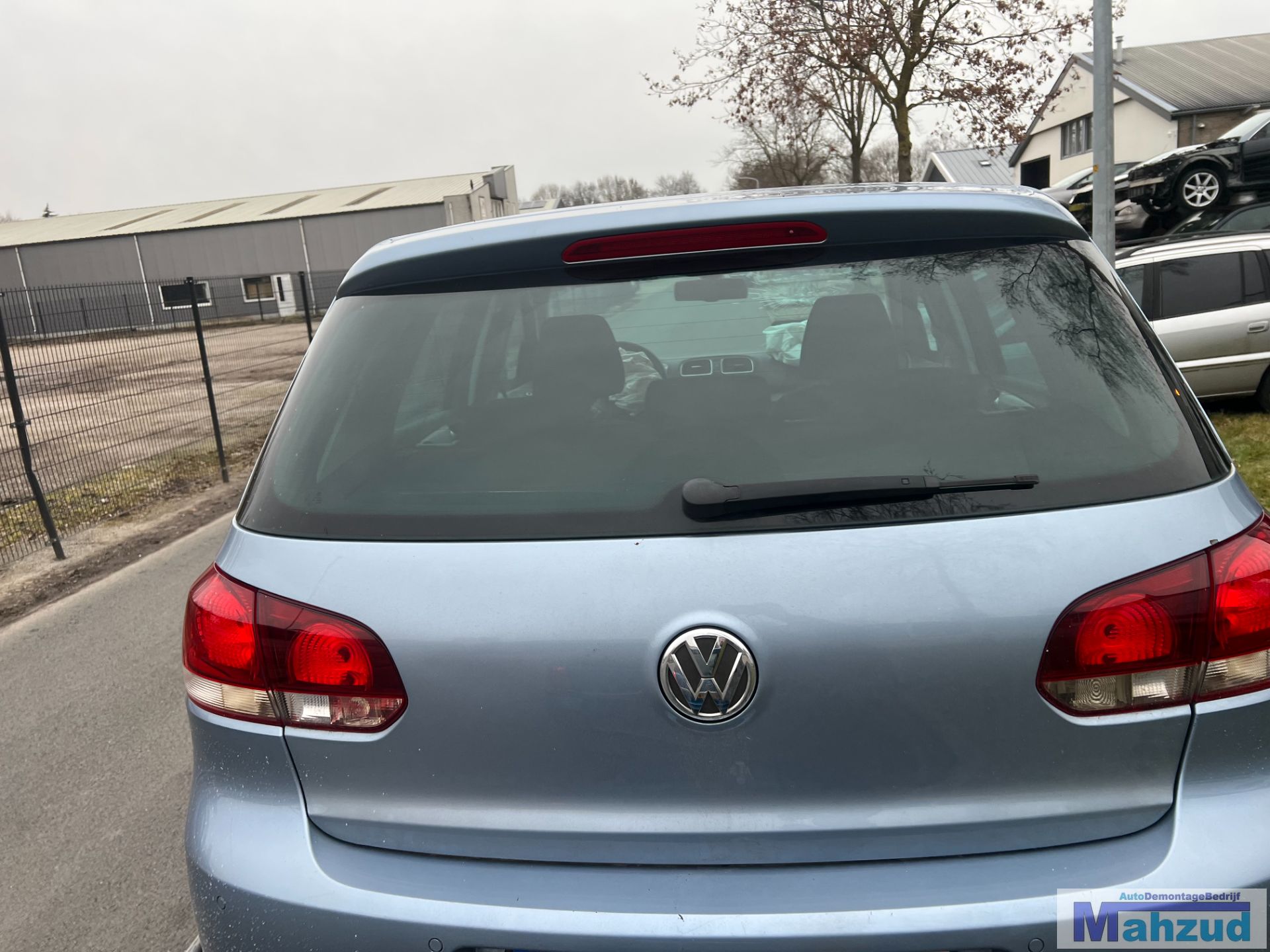 VW GOLF 6 licht Blauw LA5Q achterklep 2009-2013
