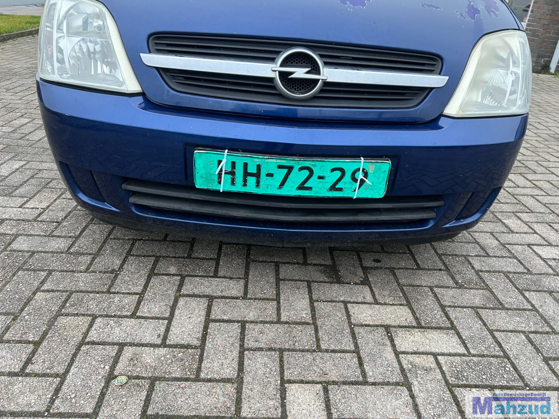 OPEL MERIVA A Blauw Z21B voorbumper 2003-2010
