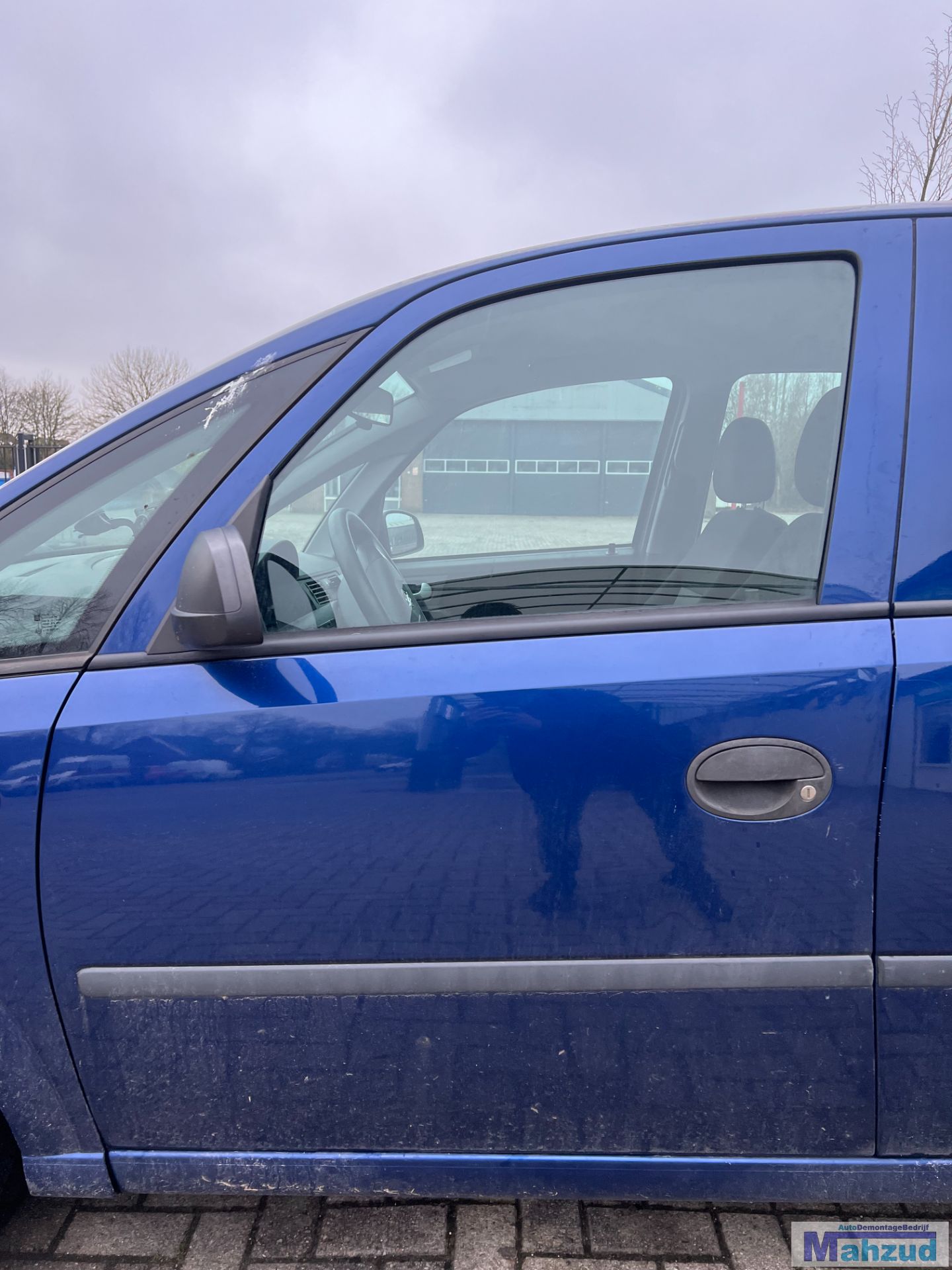 OPEL MERIVA A Blauw Z21B links voor deur portier 2003-2010
