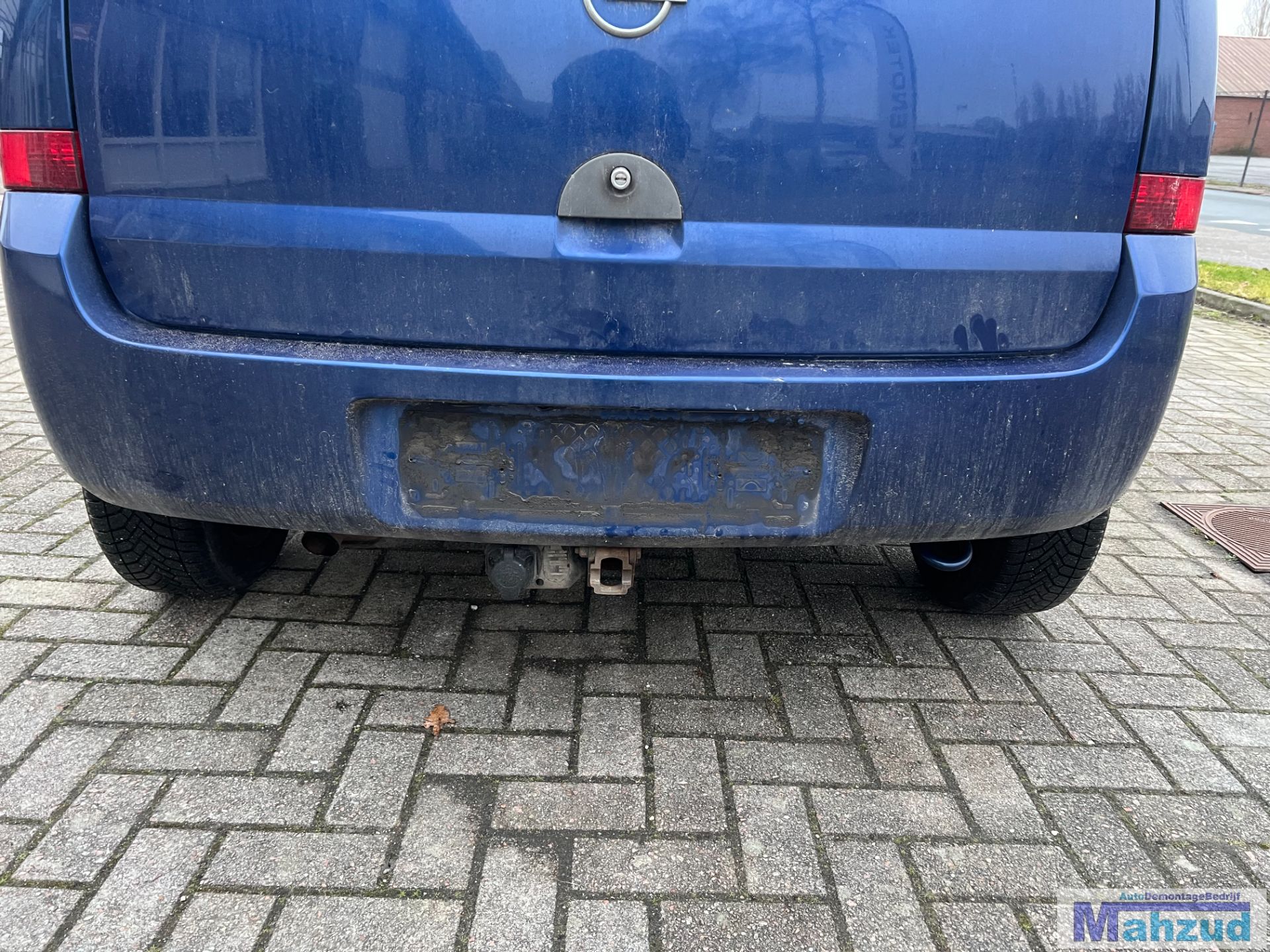 OPEL MERIVA A Blauw Z21B achterbumper 2003-2010