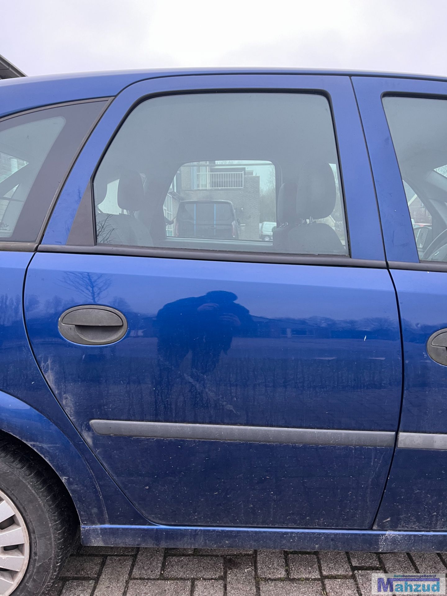 OPEL MERIVA A Blauw Z21B rechts achter deur portier 2003-2010