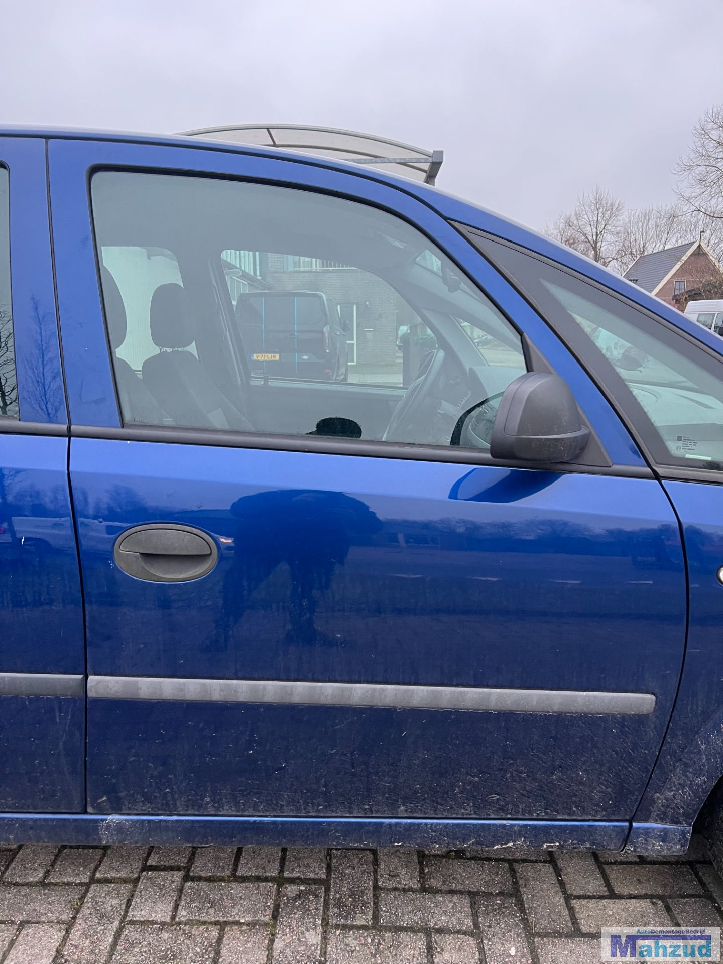 OPEL MERIVA A Blauw Z21B rechts voor deur 2003-2010
