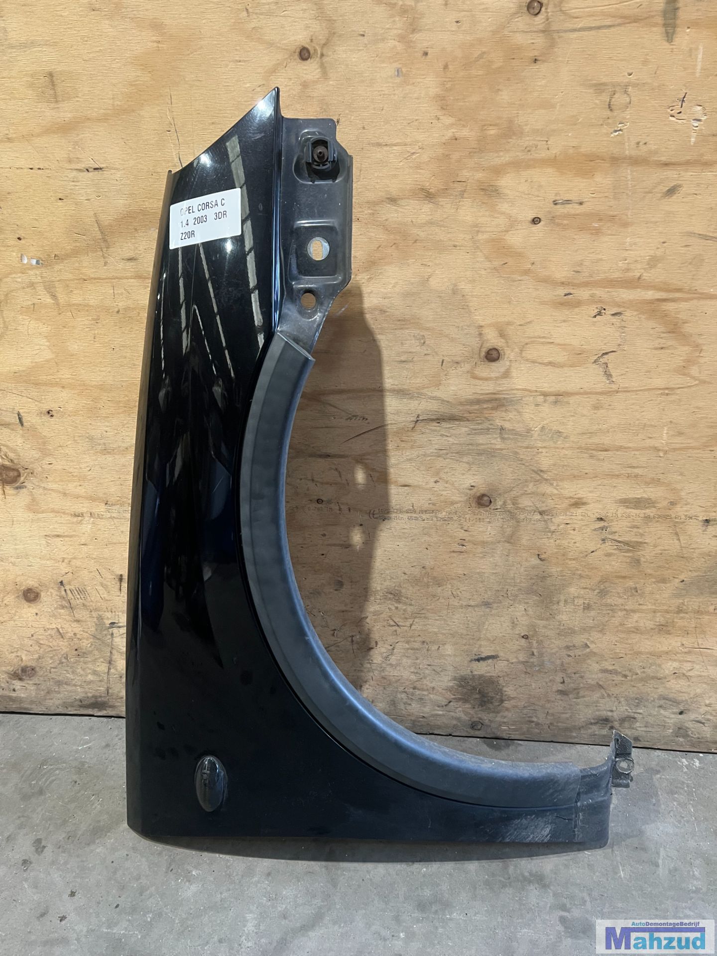 OPEL CORSA C ZWART Z20R rechts voorscherm 2000-2005
