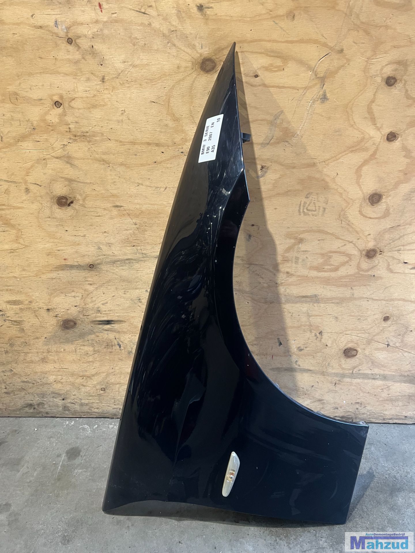 BMW 3 SERIE E90 Zwart A35 Rechts voorscherm 2004-2011