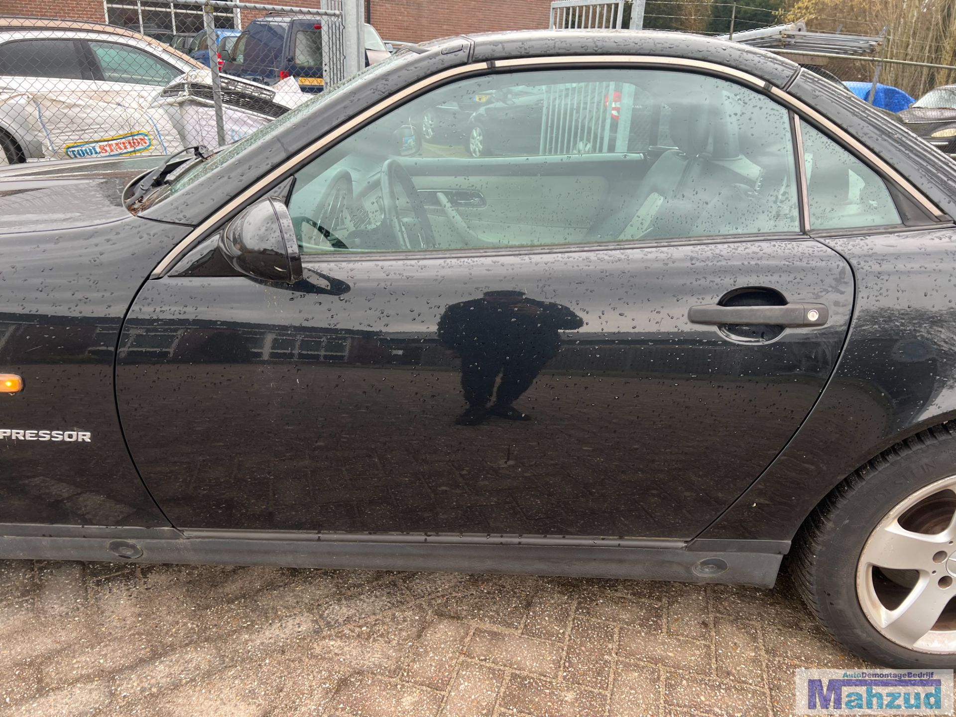 MERCEDES SLK R170 Zwart 197 Links deur 1999-2000