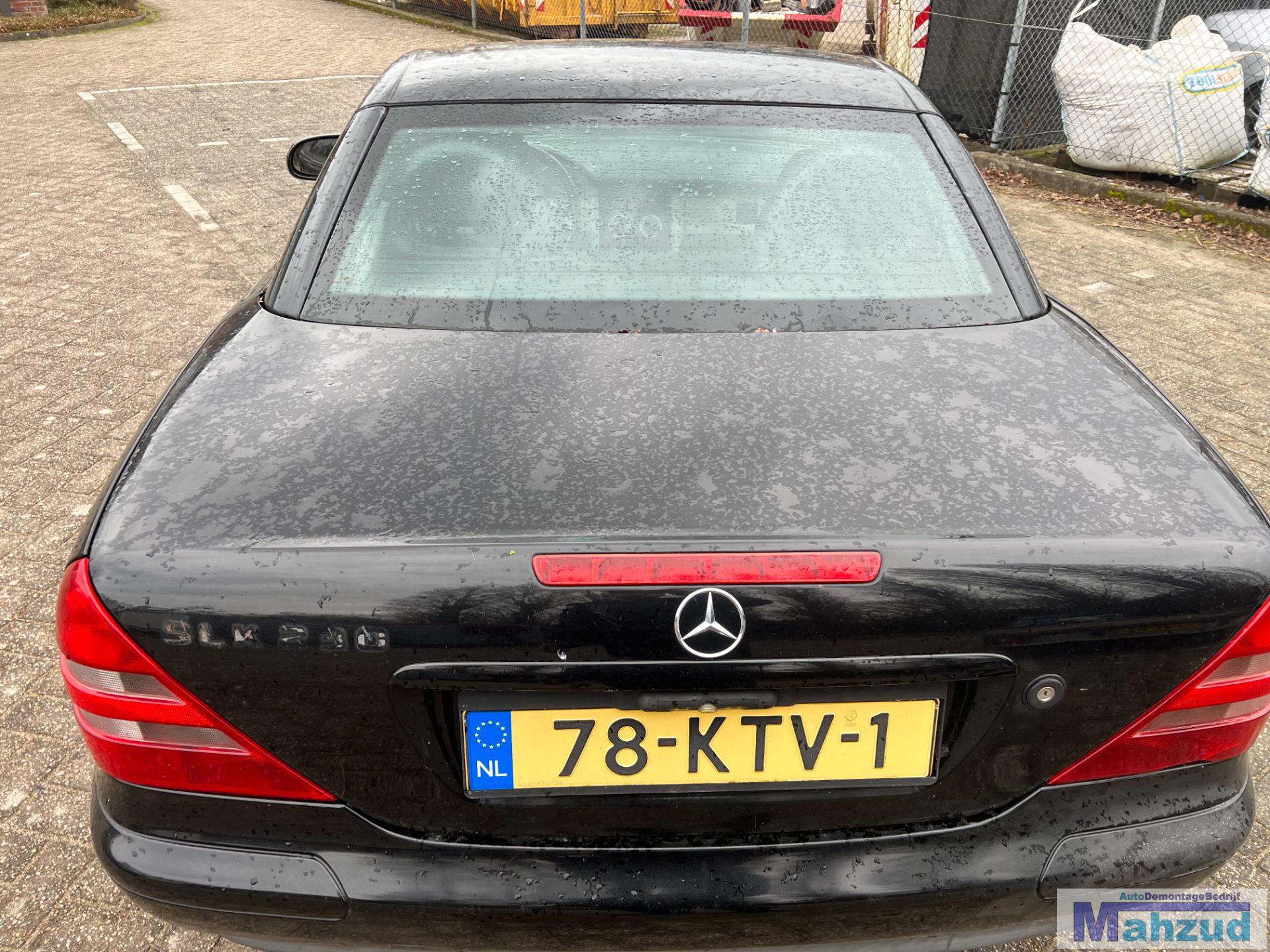 MERCEDES SLK R170 Zwart 197 achterklep 1999-2000