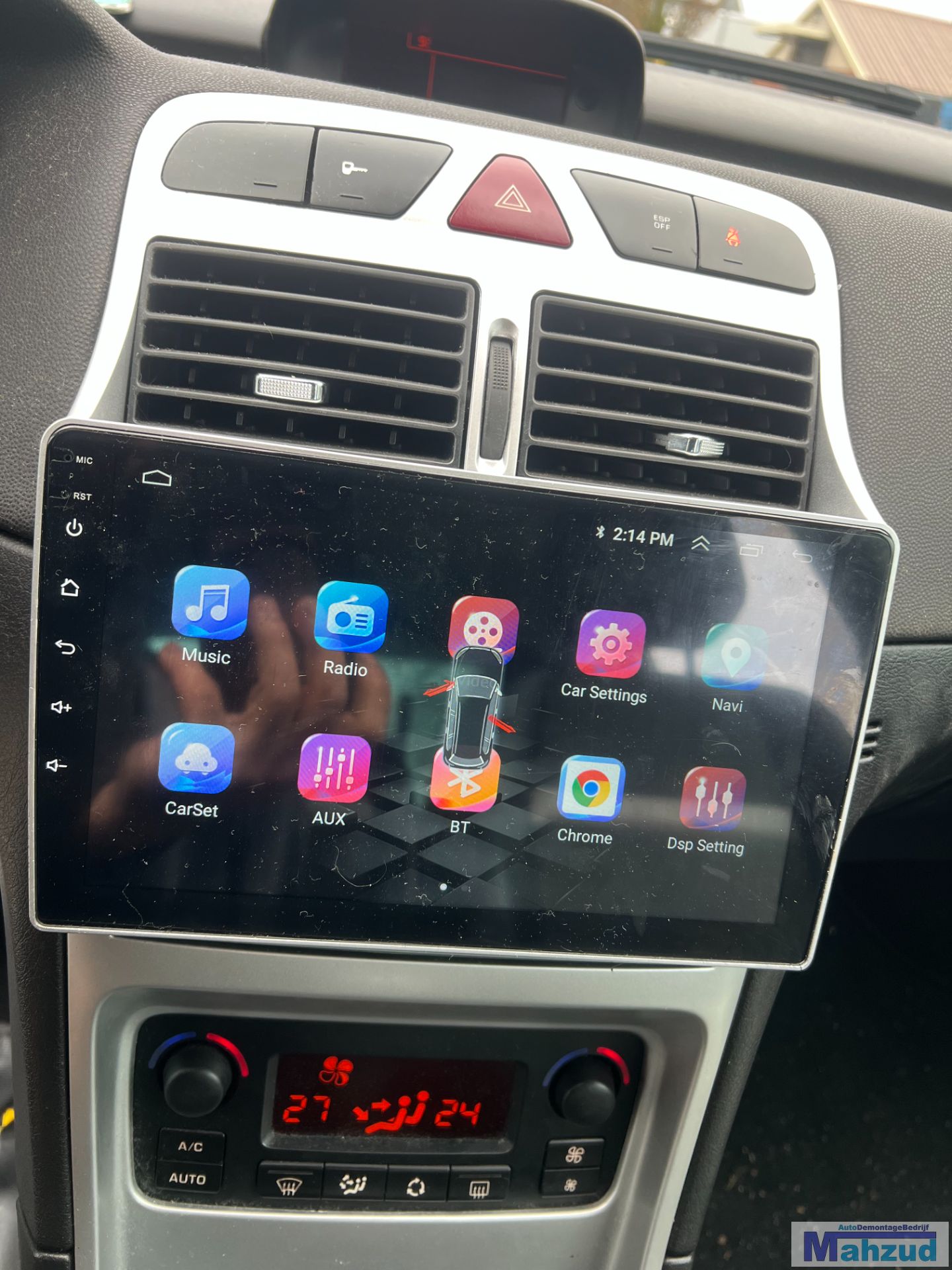 PEUGEOT 307 Radio andriod navigatie 2002-2009