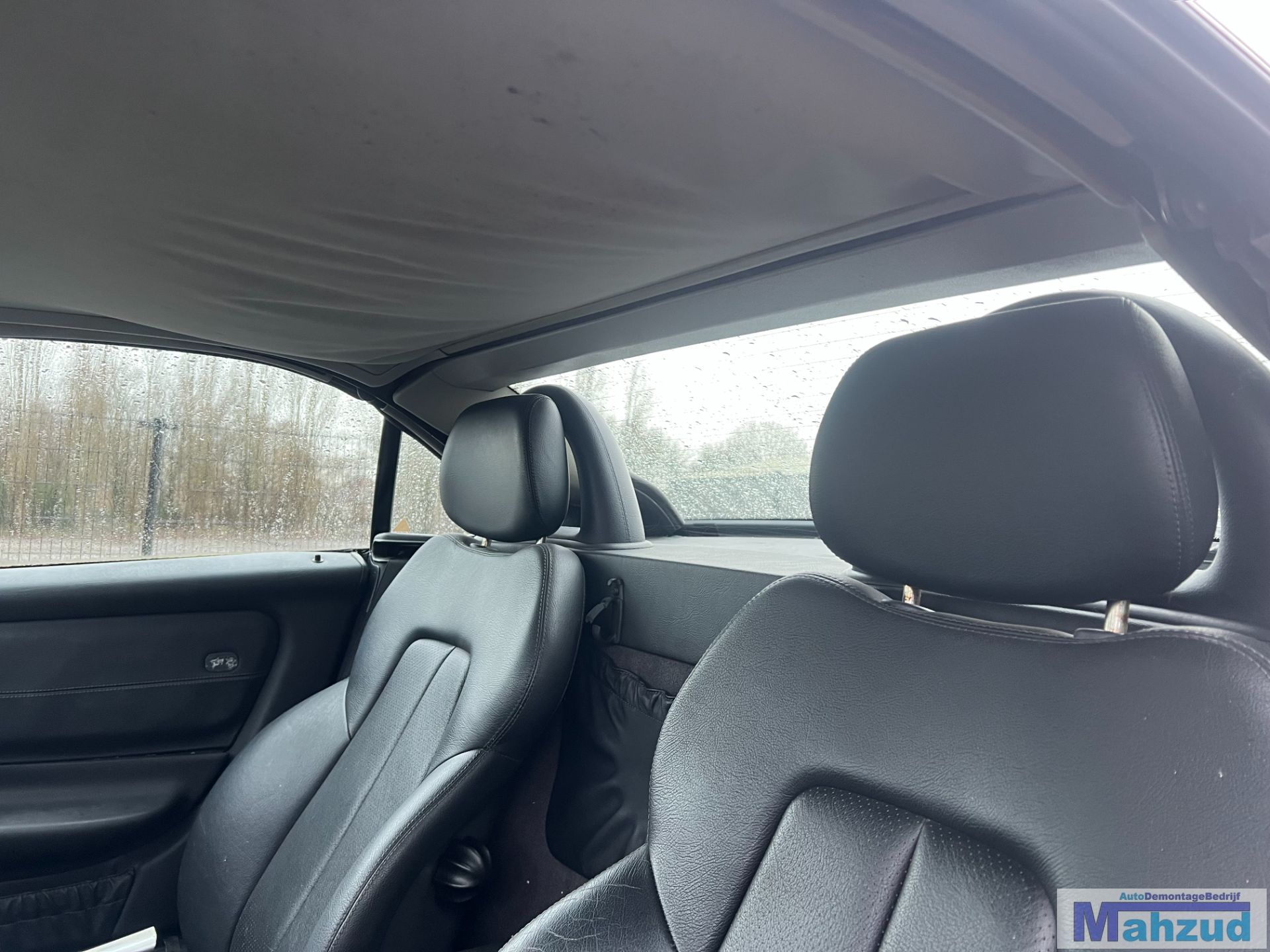 mercedes slk r170 zwart leer interieur 1996-2004