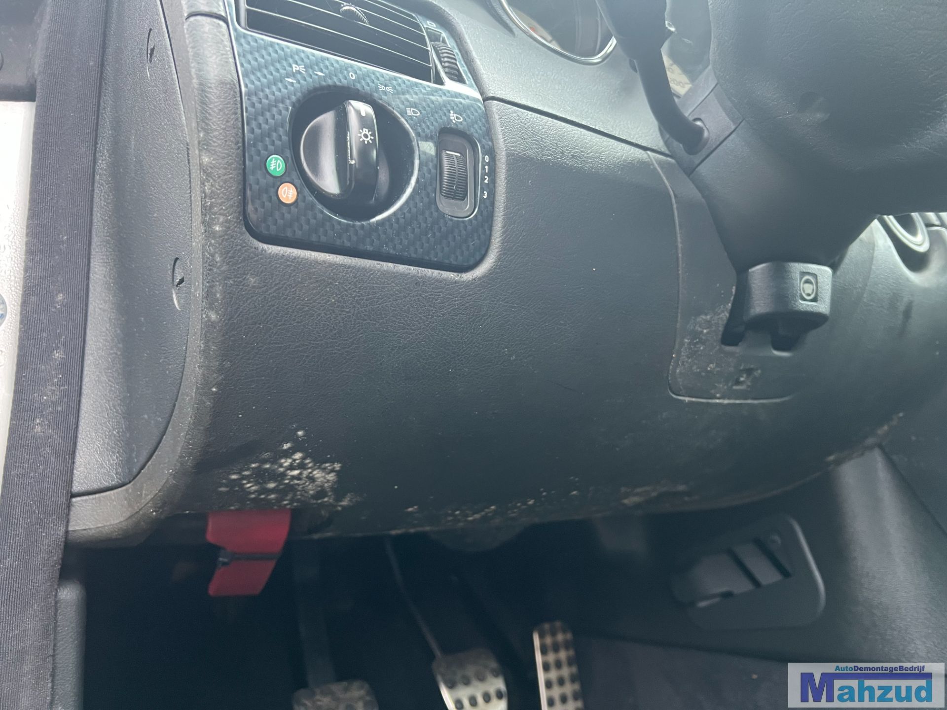 MERCEDES SLK R170 Zwart afdekkap stuurkolom onder 1996-2004
