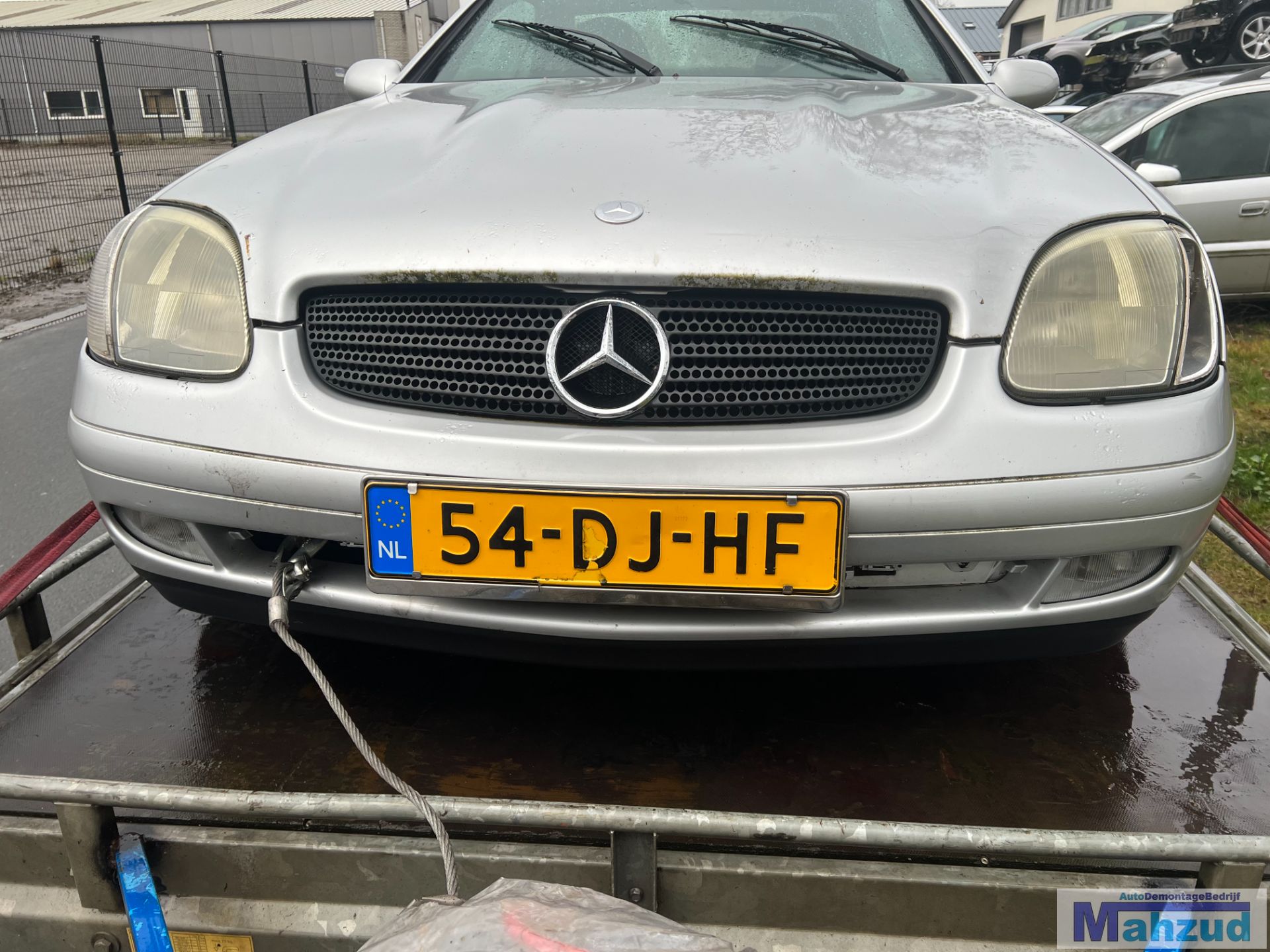 MERCEDES SLK R170 ZILVER 744 voorbumper 1996-2000