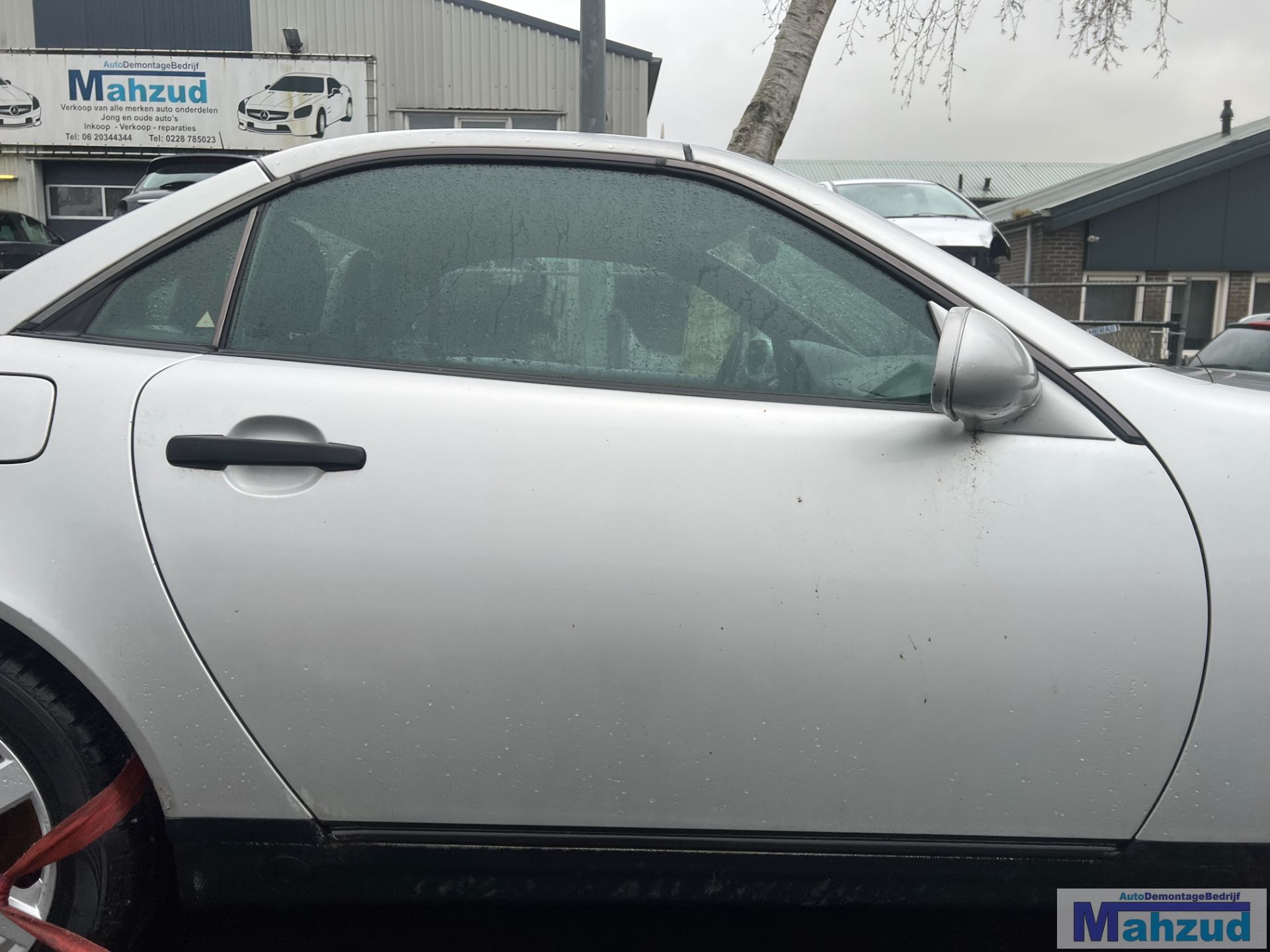 MERCEDES SLK R170 ZILVER 744 rechts deur 1996-2004
