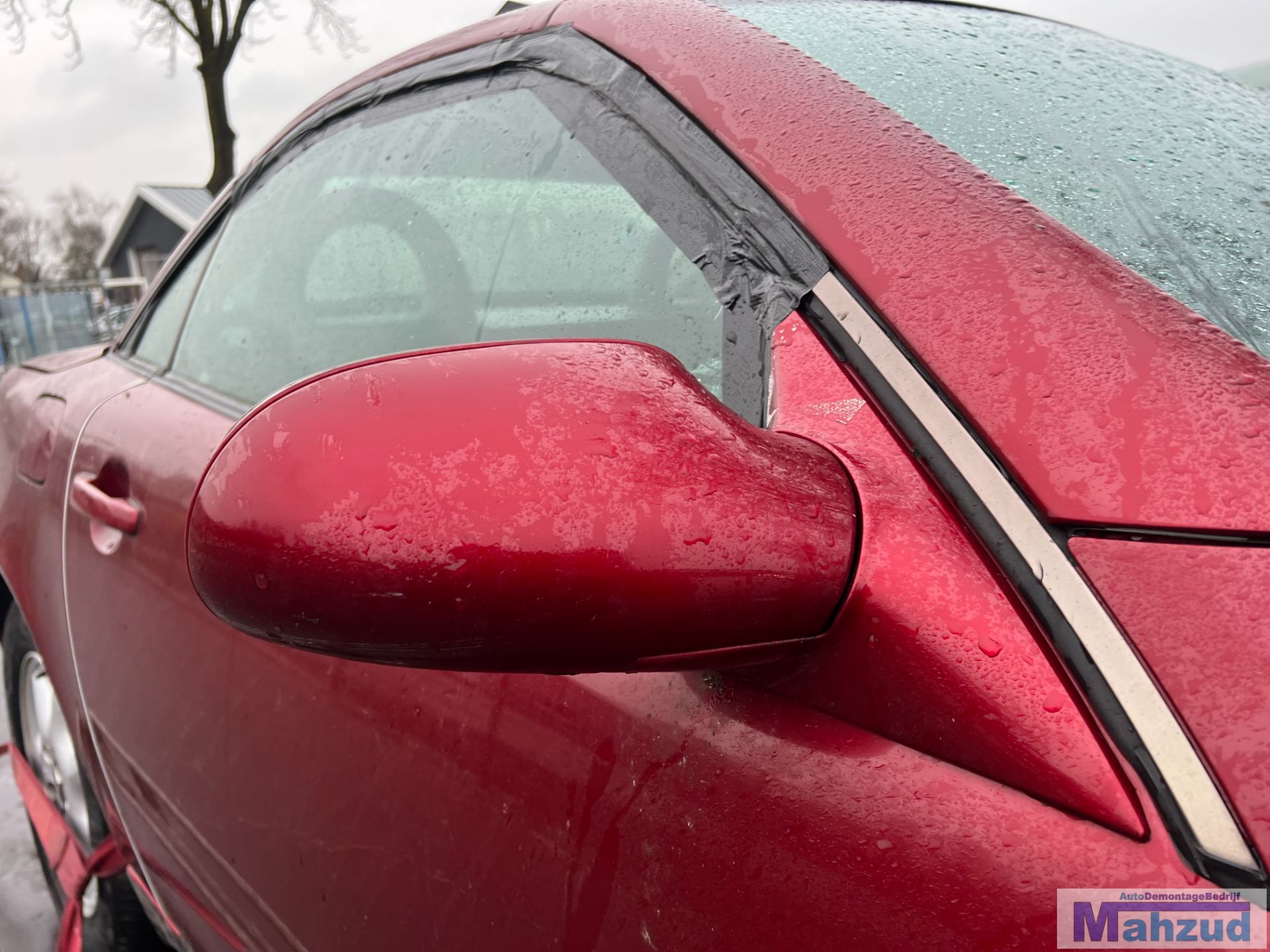 MERCEDES SLK R170 rood H582 rechts spiegel 1996-2000