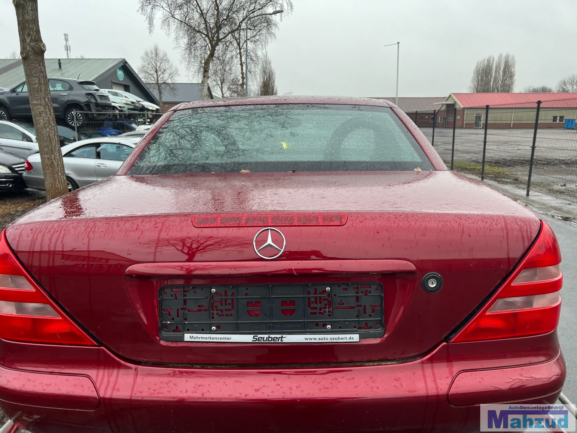 MERCEDES SLK R170 rood H582 achterklep  1996-2000