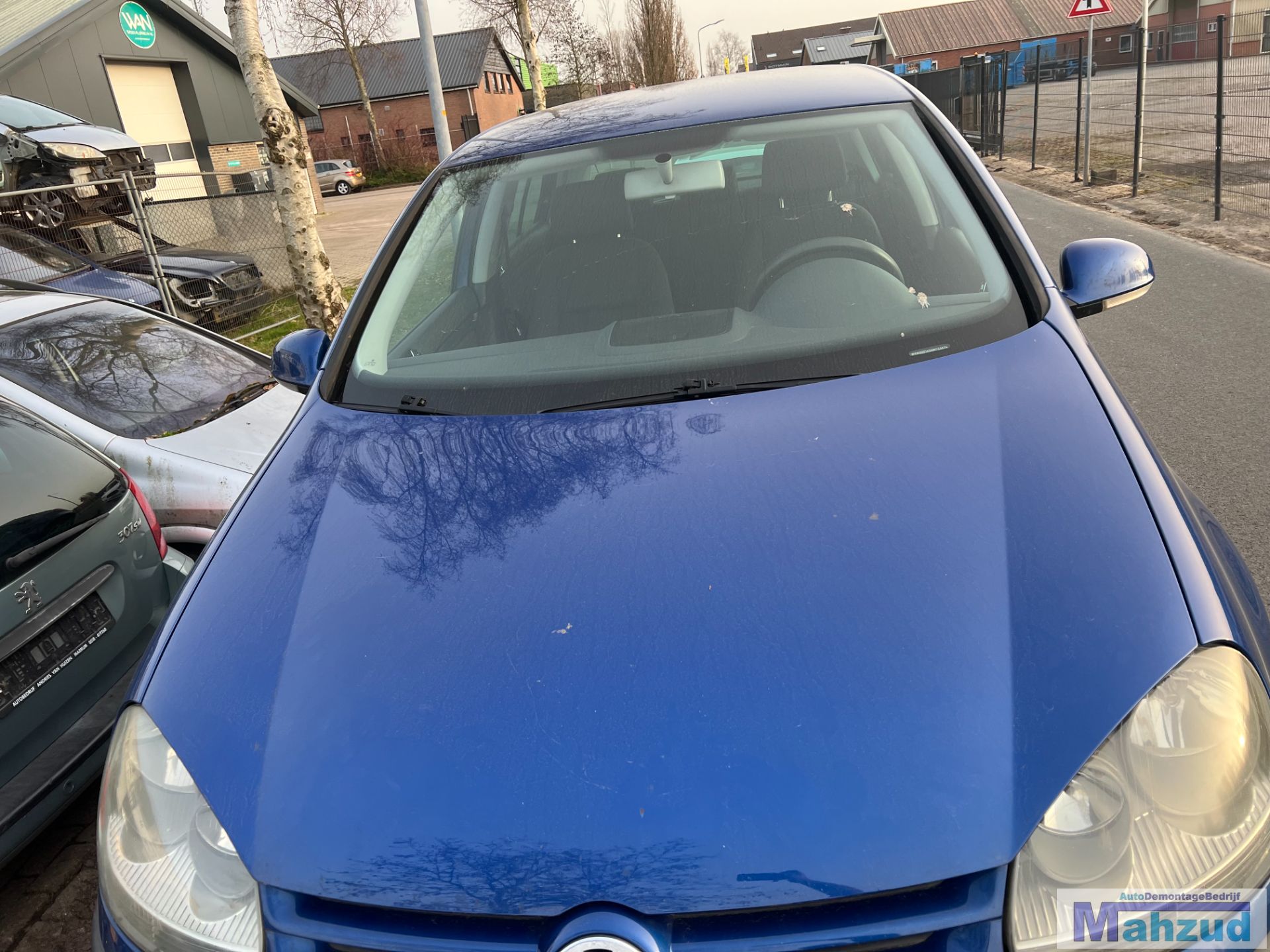 VW GOLF 5 BLAUW LC5J Motorkap 2004-2009