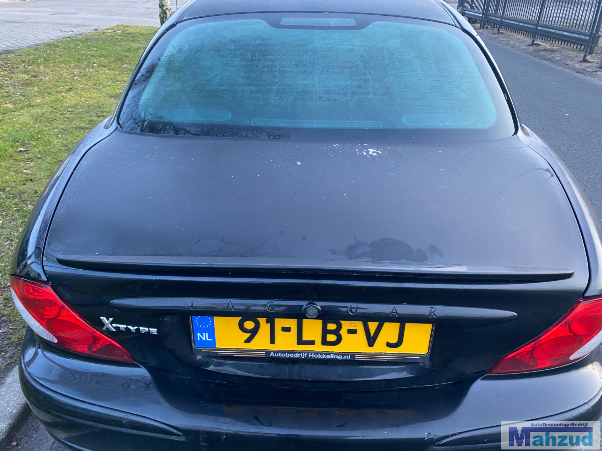 JAGUAR X-TYPE X400 zwart PED achterklep 2001-2009