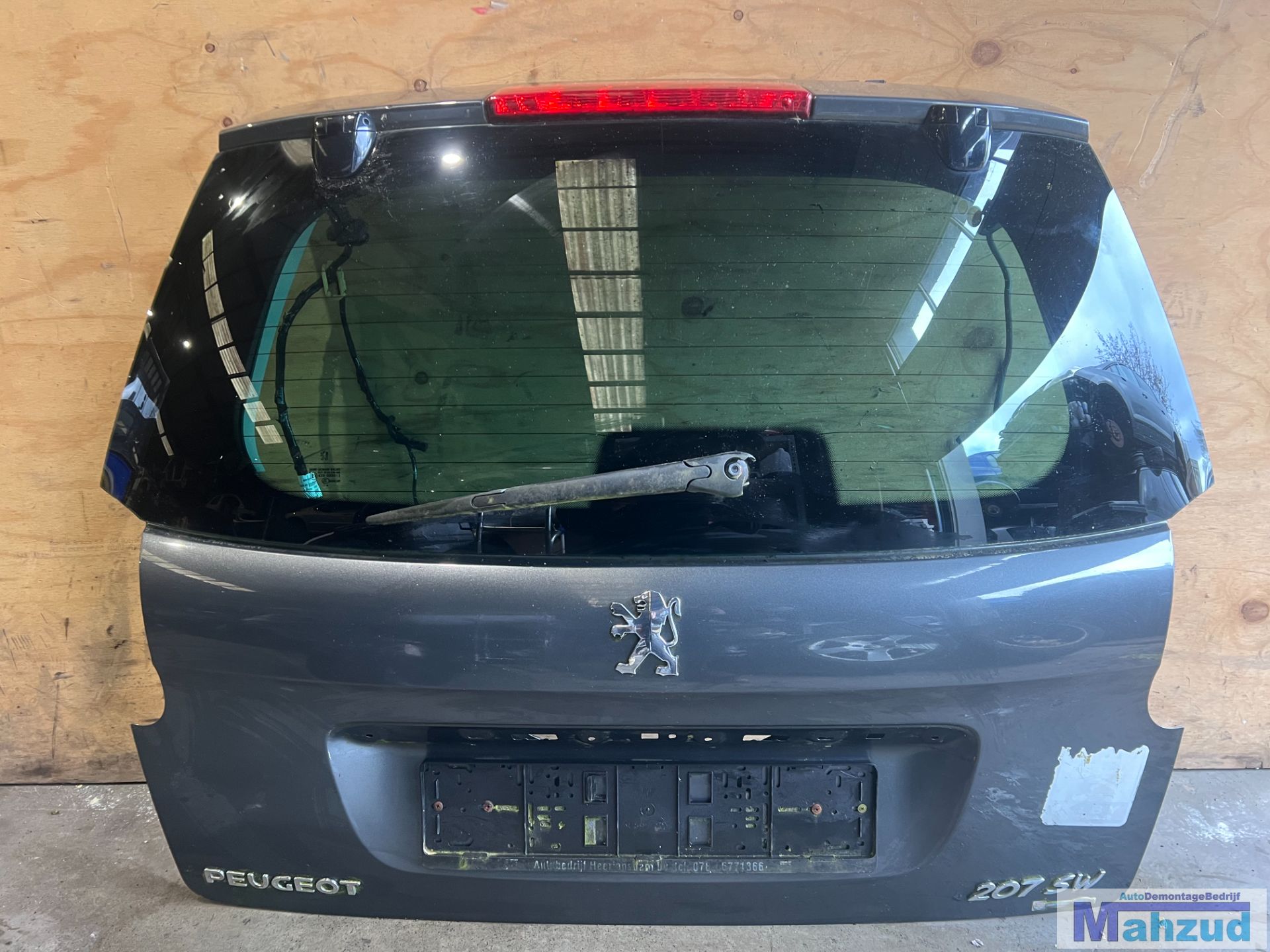PEUGEOT 207 SW Grijs KTP achterklep 2007-2013