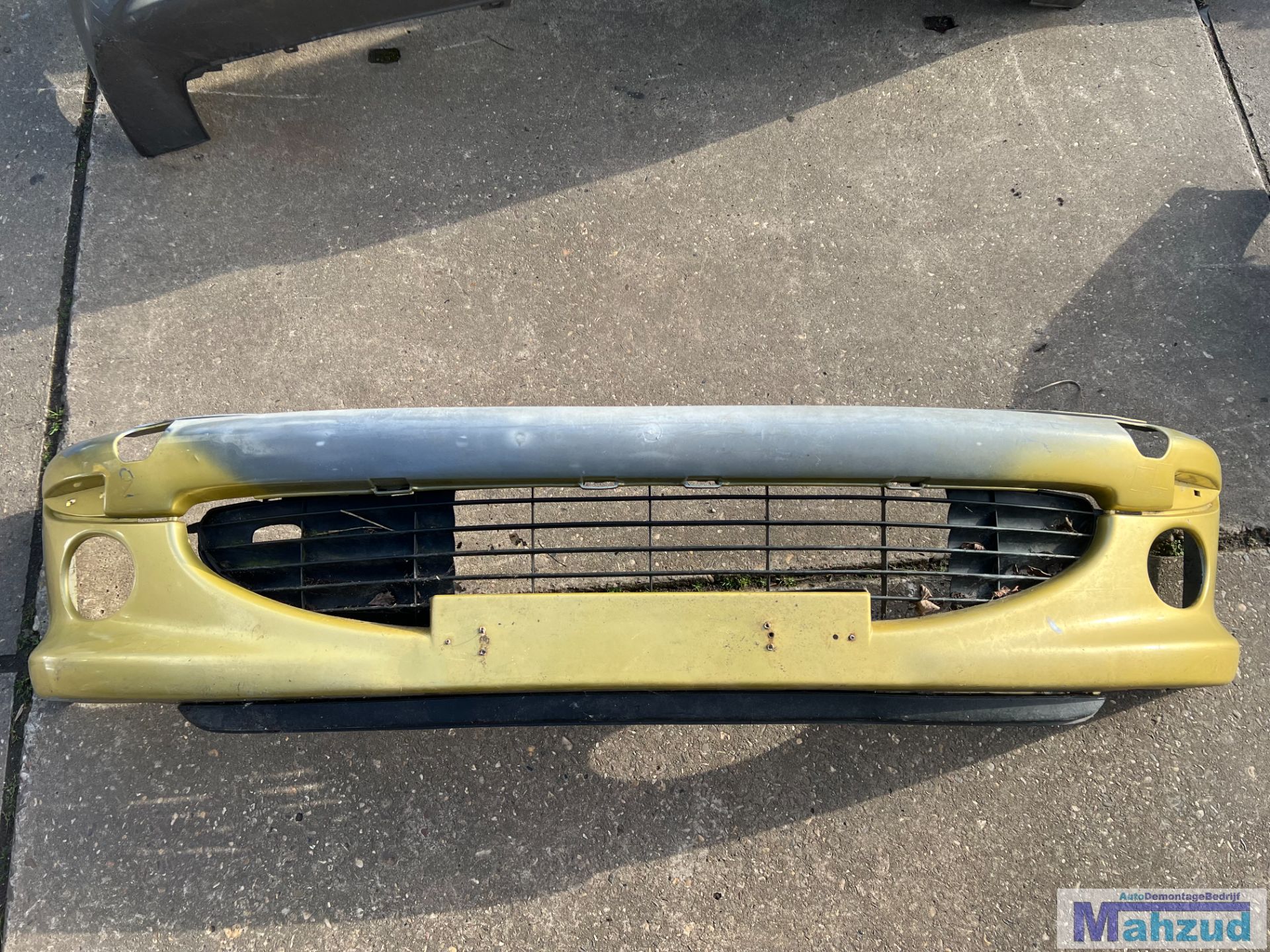 PEUGEOT 206 voorbumper geel 1998-2006