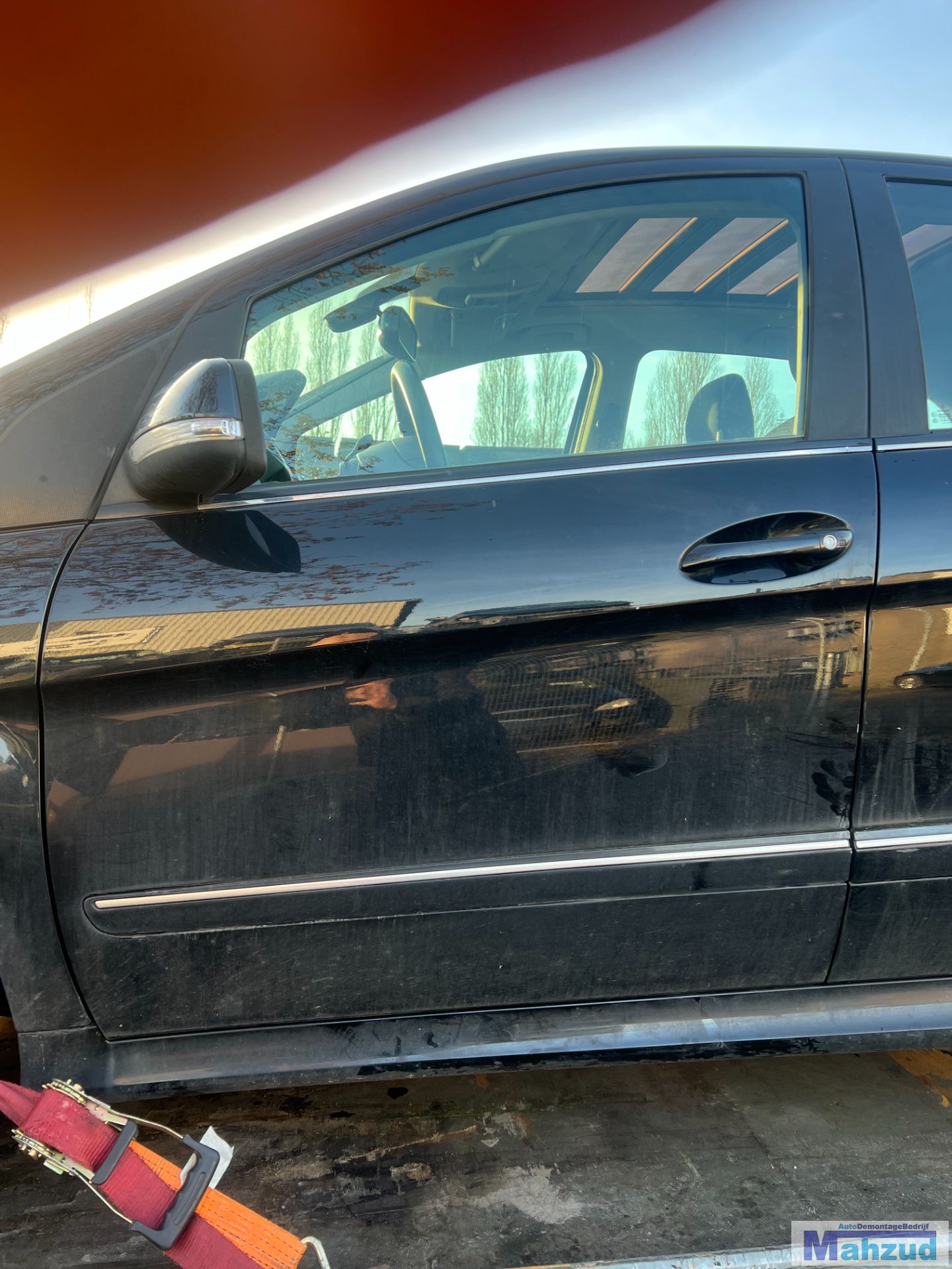 MERCEDES B KLASSE W245 Zwart 191 links voor deur 2004-2011