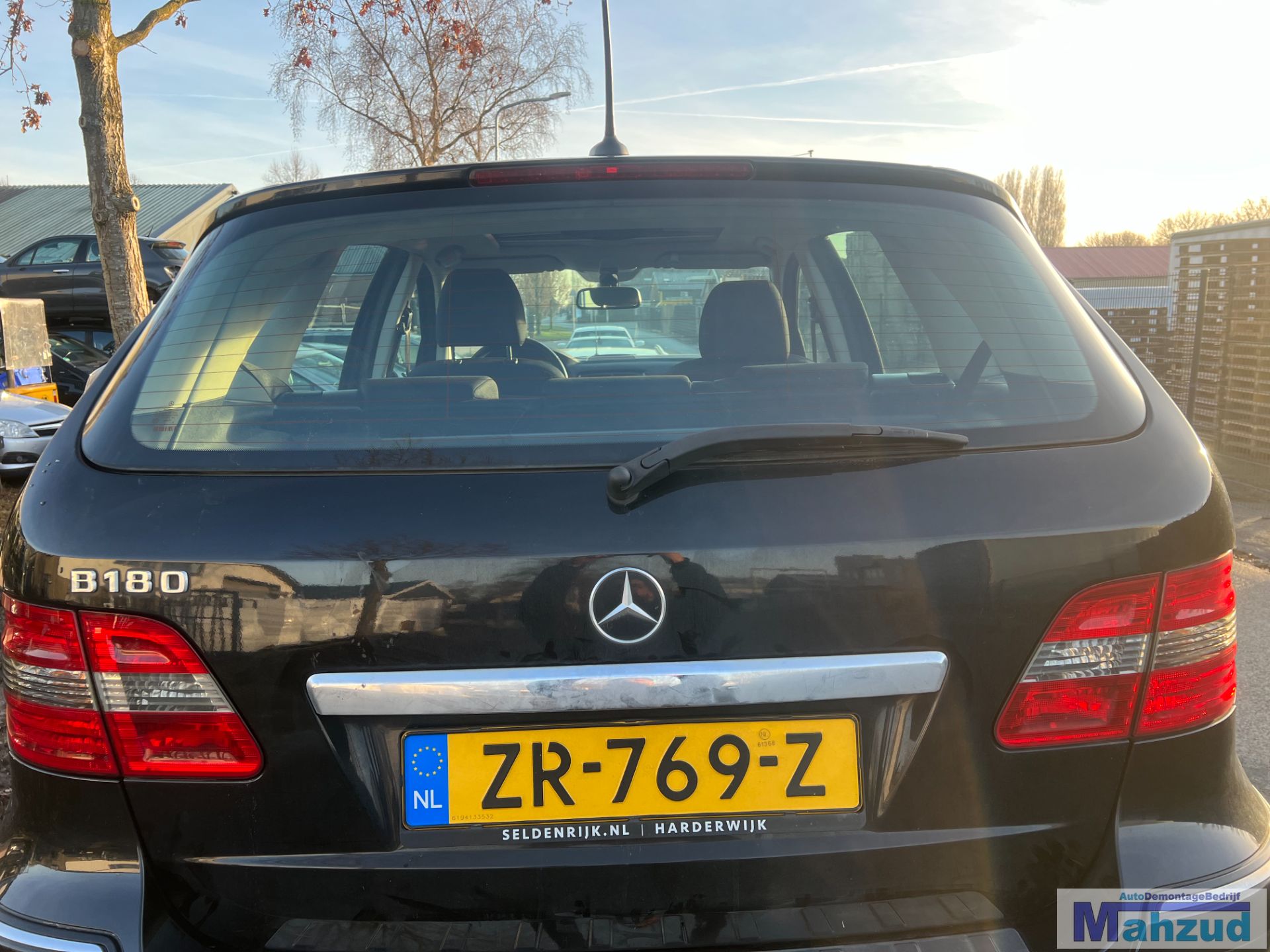 MERCEDES B KLASSE W245 Zwart 191 ACHTERKLEP 2004-2011