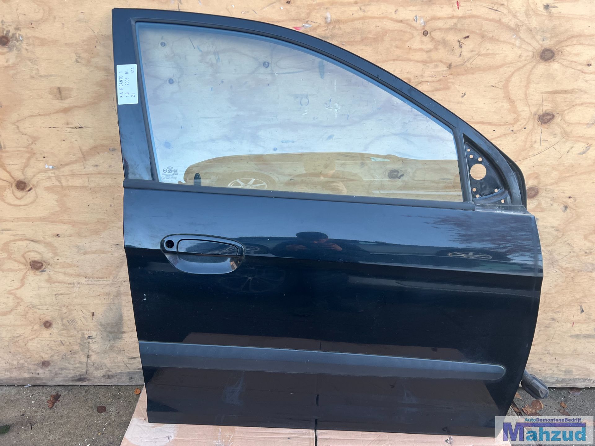 KIA PICANTO 1 Zwart Z1 Rechts voor deur 2004-2011