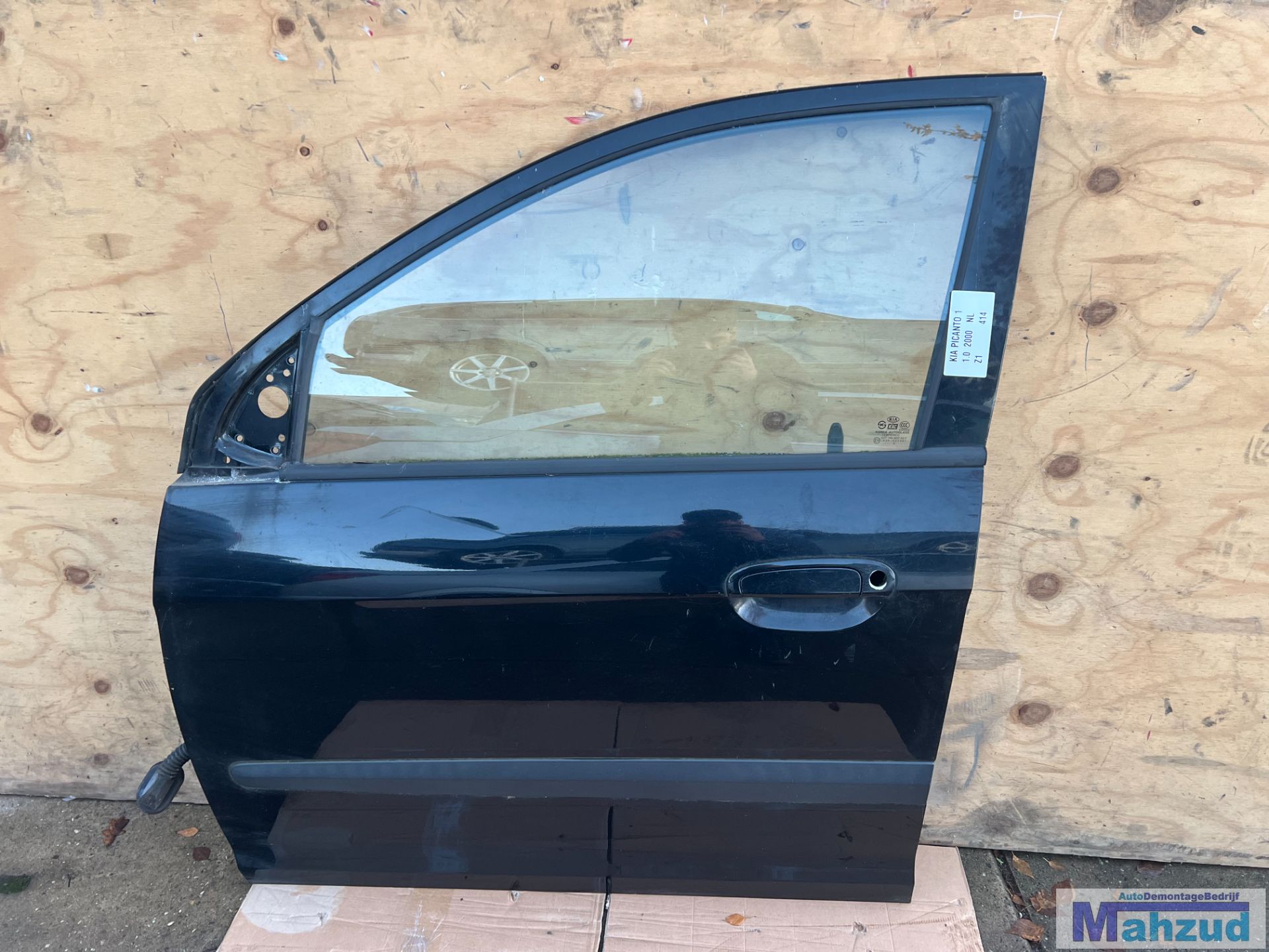 KIA PICANTO 1 Zwart Z1 links voor deur 2004-2011