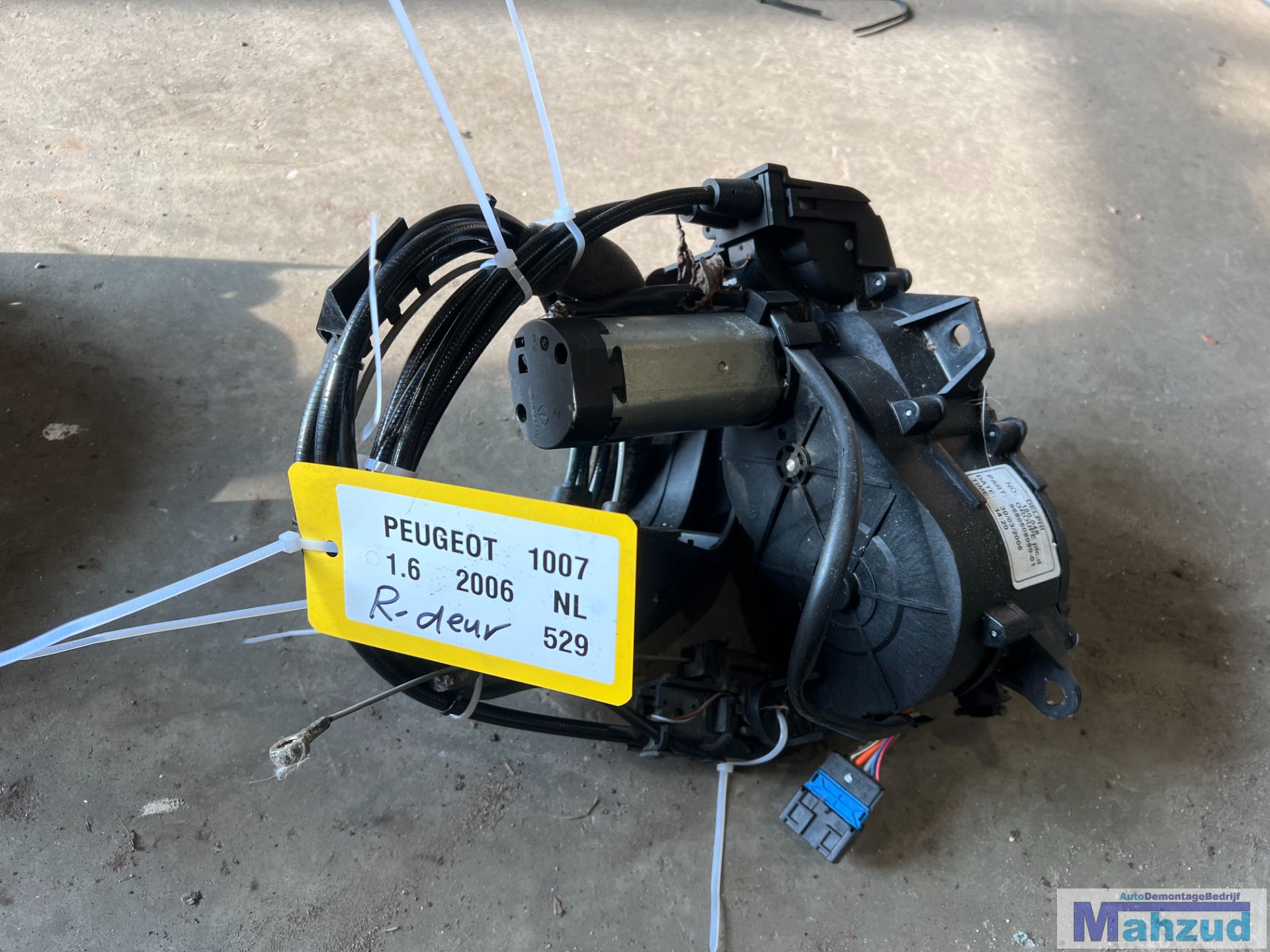 PEUGEOT 1007 rechts schuifdeur motor 2005+ 9680508080