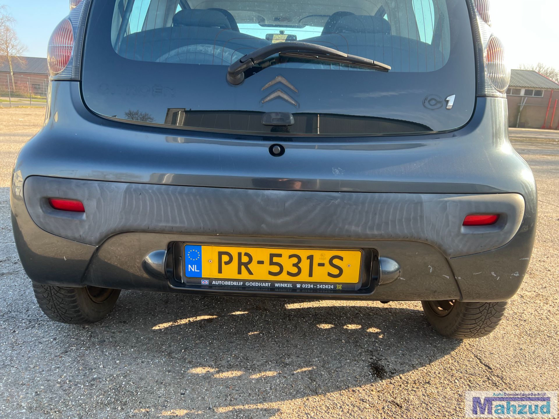 CITROEN C1 Grijs KTA achterbumper 2005-2014