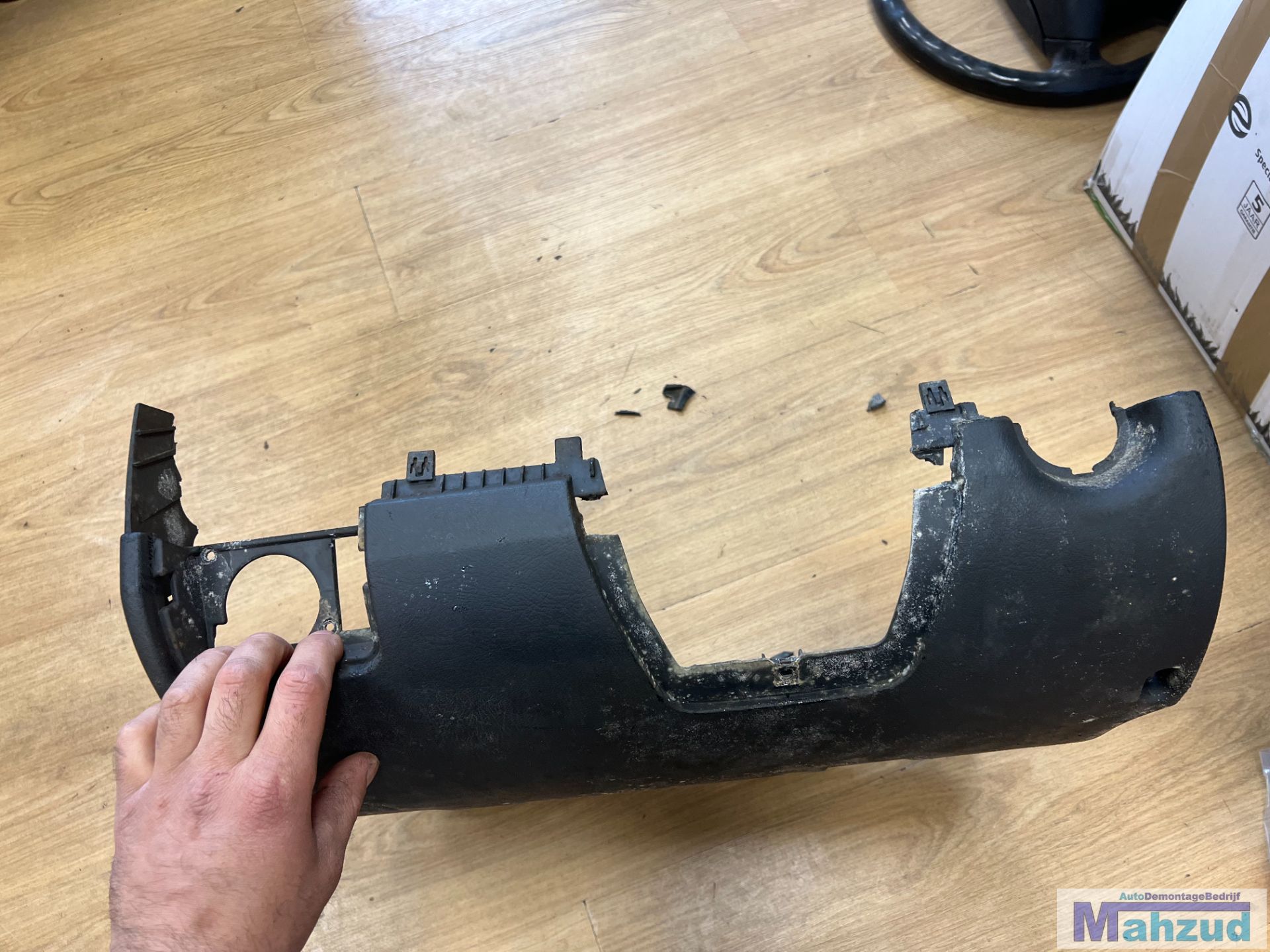 MERCEDES SLK R170 zwart onder afdekkap stuurkolom