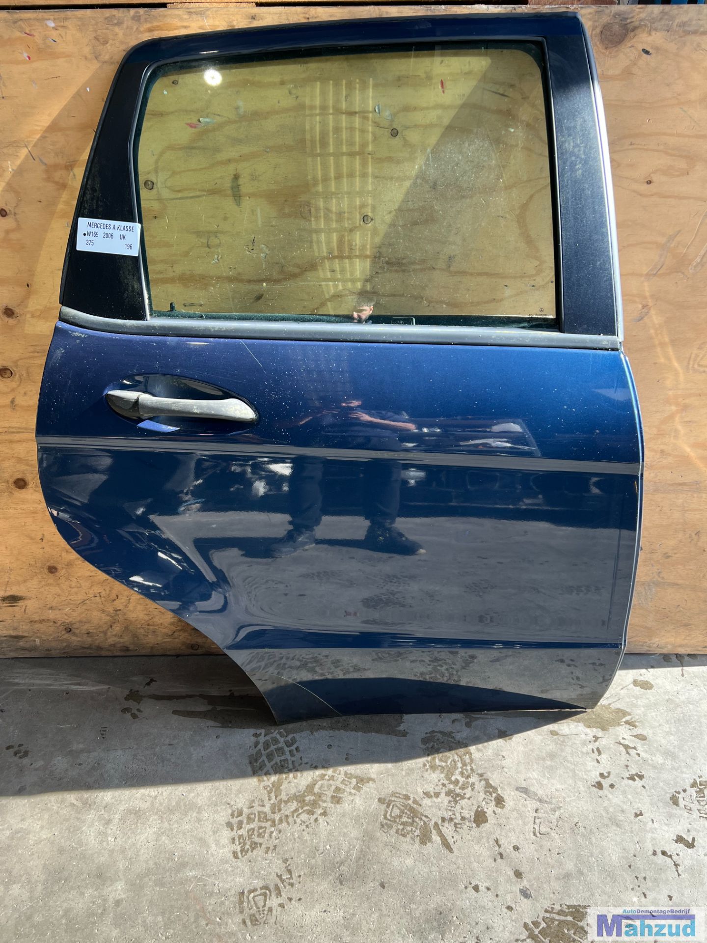 MERCEDES A KLASSE W169 Blauw 375 Rechts achter deur 2004-2012