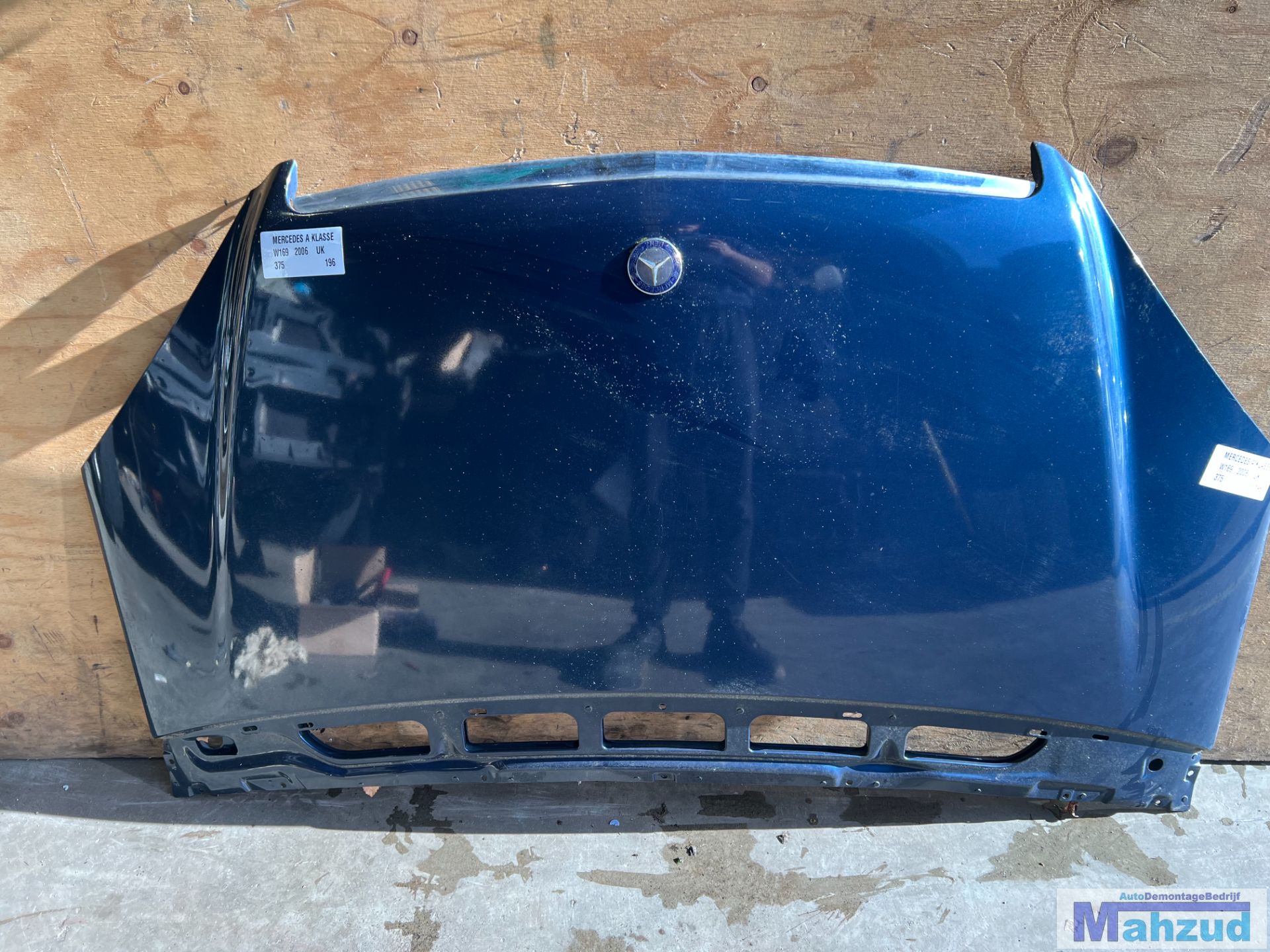 MERCEDES A KLASSE W169 Blauw 375 motorkap 2004-2012