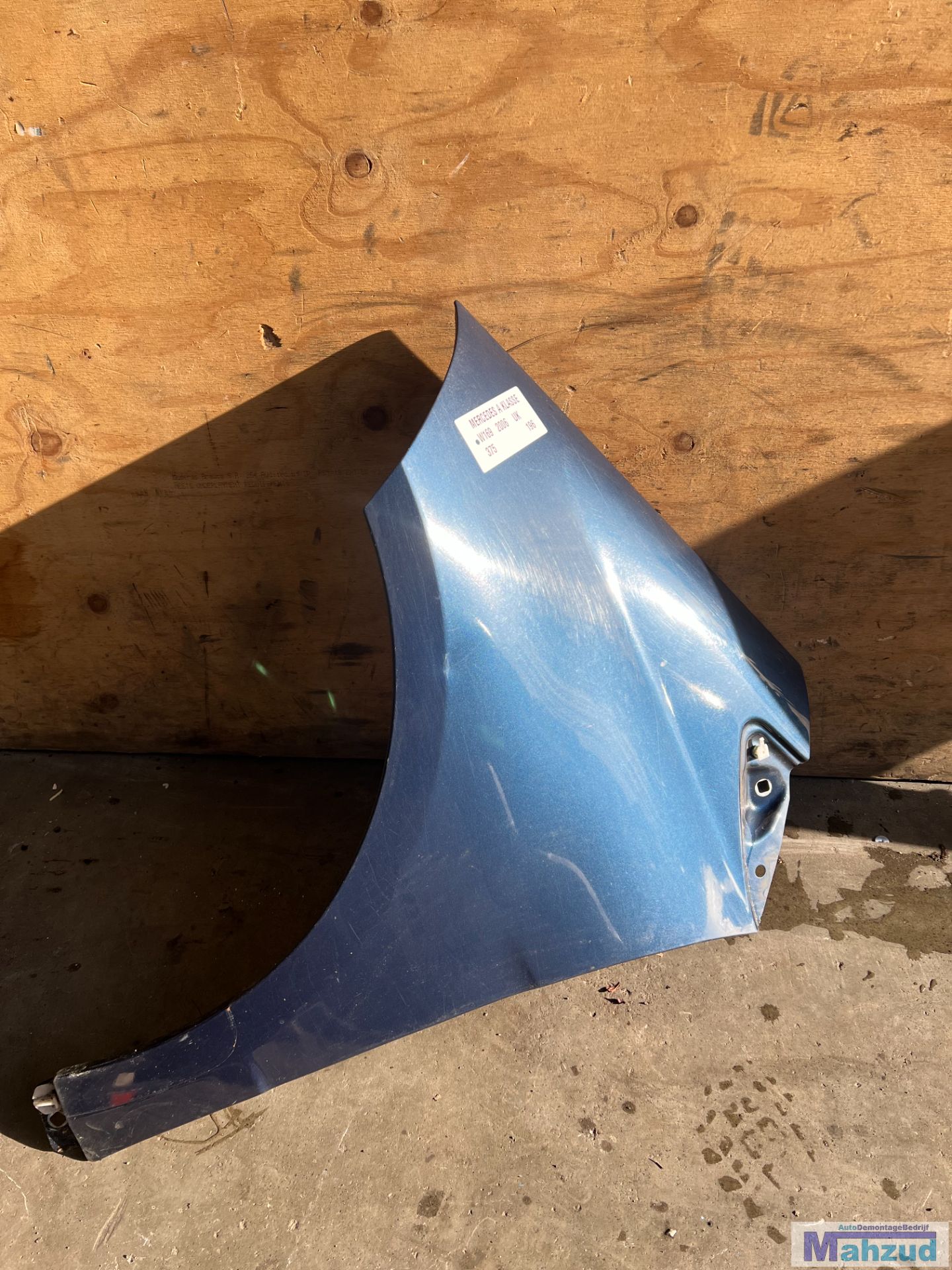 MERCEDES A KLASSE W169 Blauw 375 links voorscherm 2004-2012