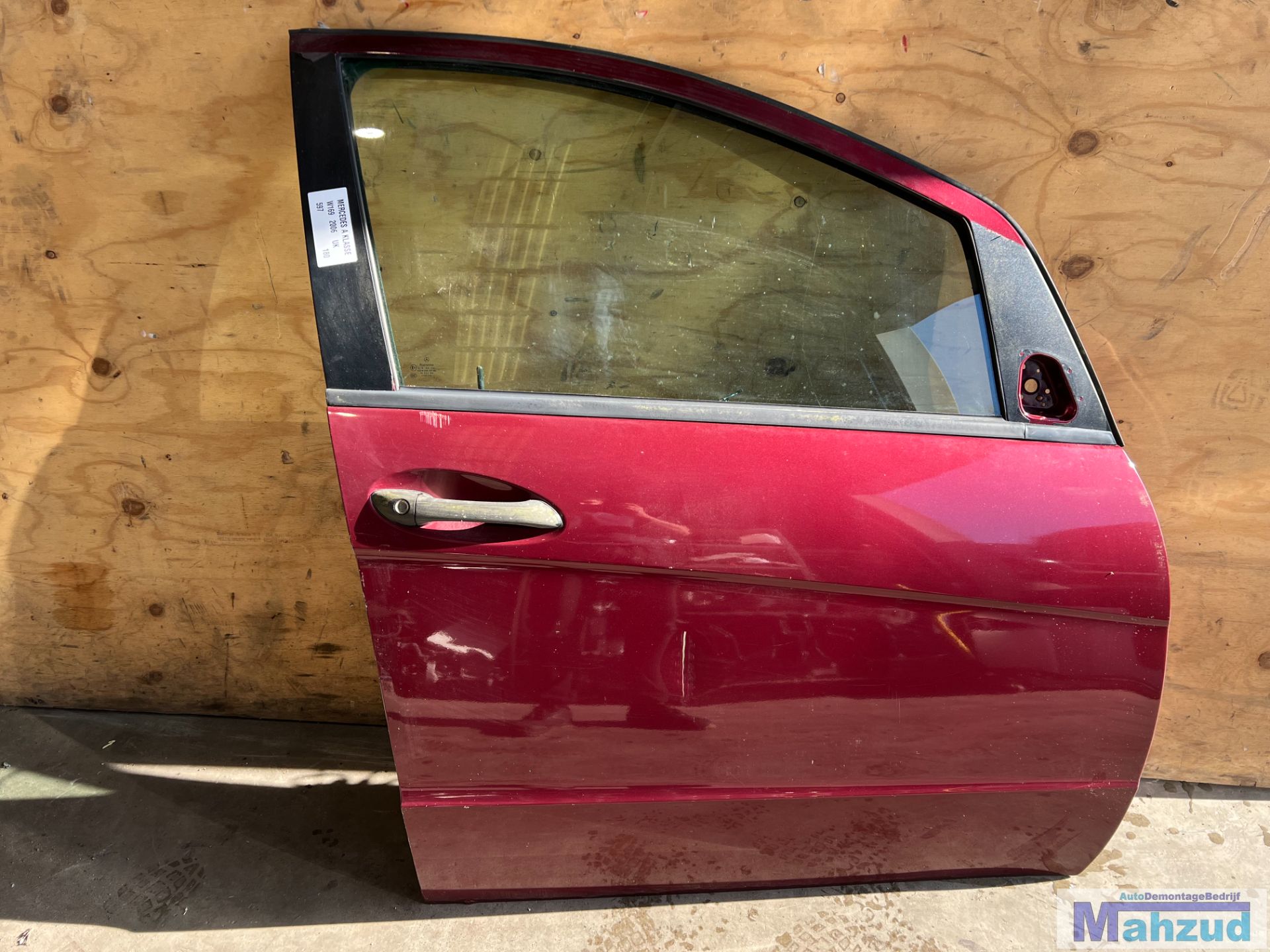 MERCEDES A KLASSE W169 rood 597 Rechts voor deur 2004-2012