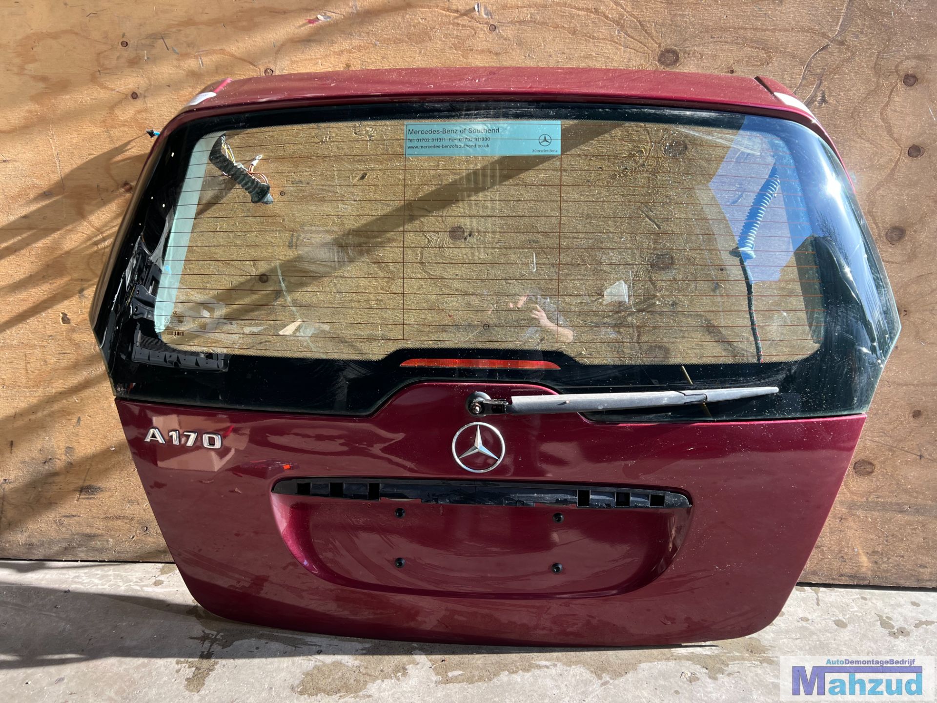 MERCEDES A KLASSE W169 rood 597 achterklep 2004-2012