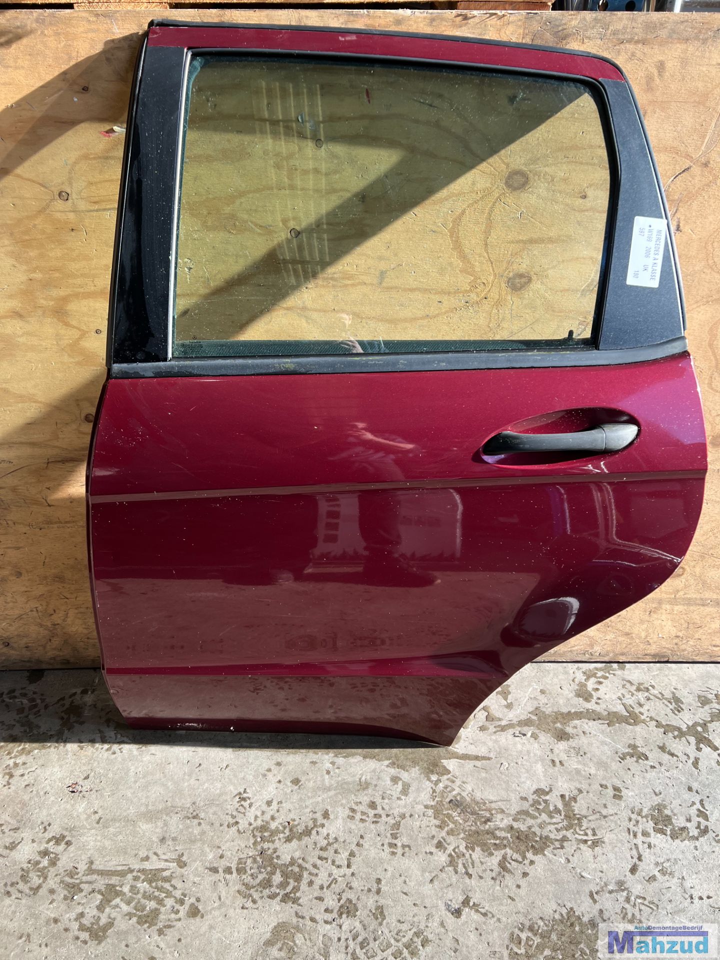 MERCEDES A KLASSE W169 rood 597 links achter deur 2004-2012