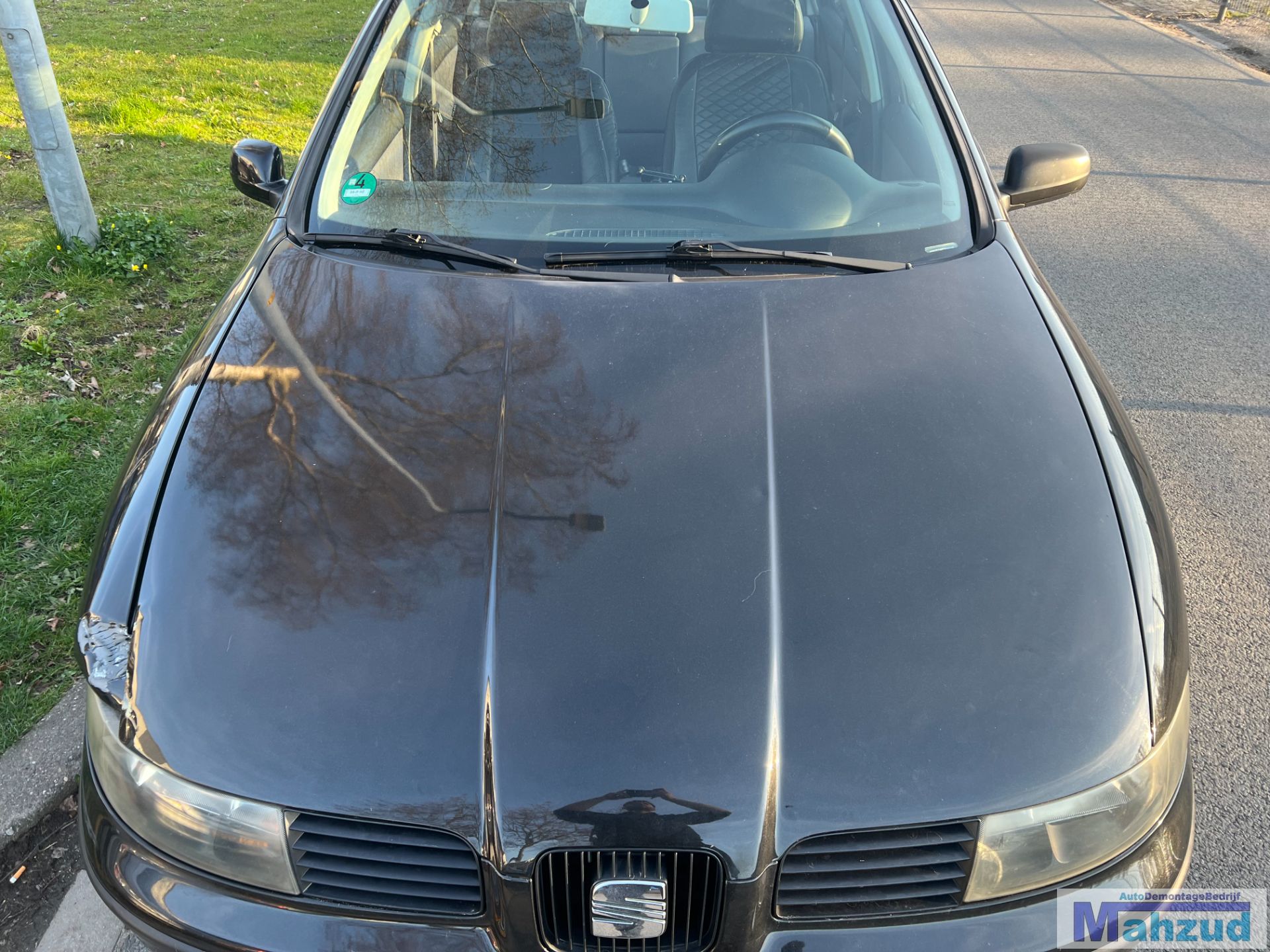 SEAT TOLEDEO 2 Zwart LC9Z Motorkap 1998-2004