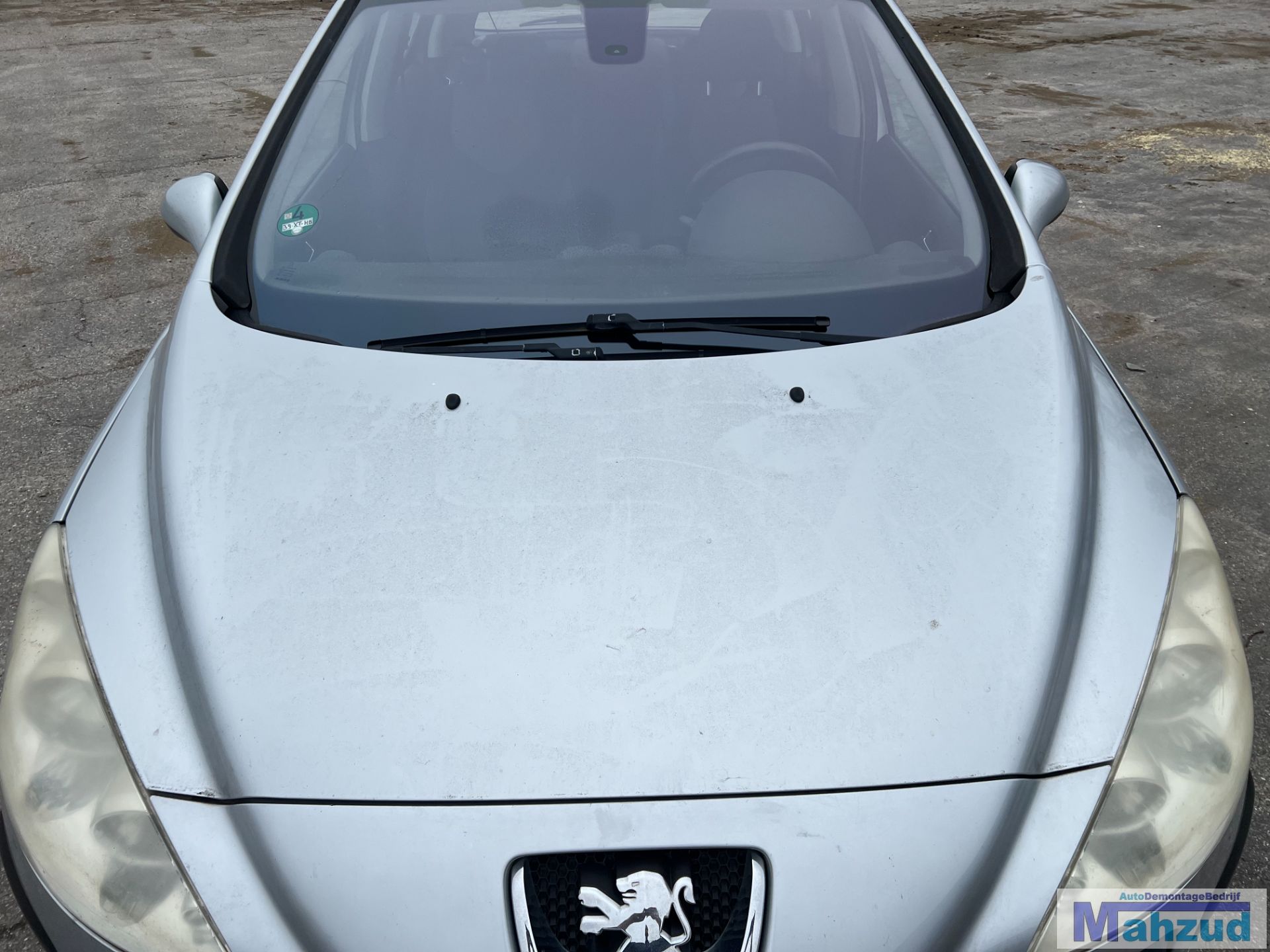 PEUGEOT 308 1 Zilver EZRC Motorkap 2007-2014