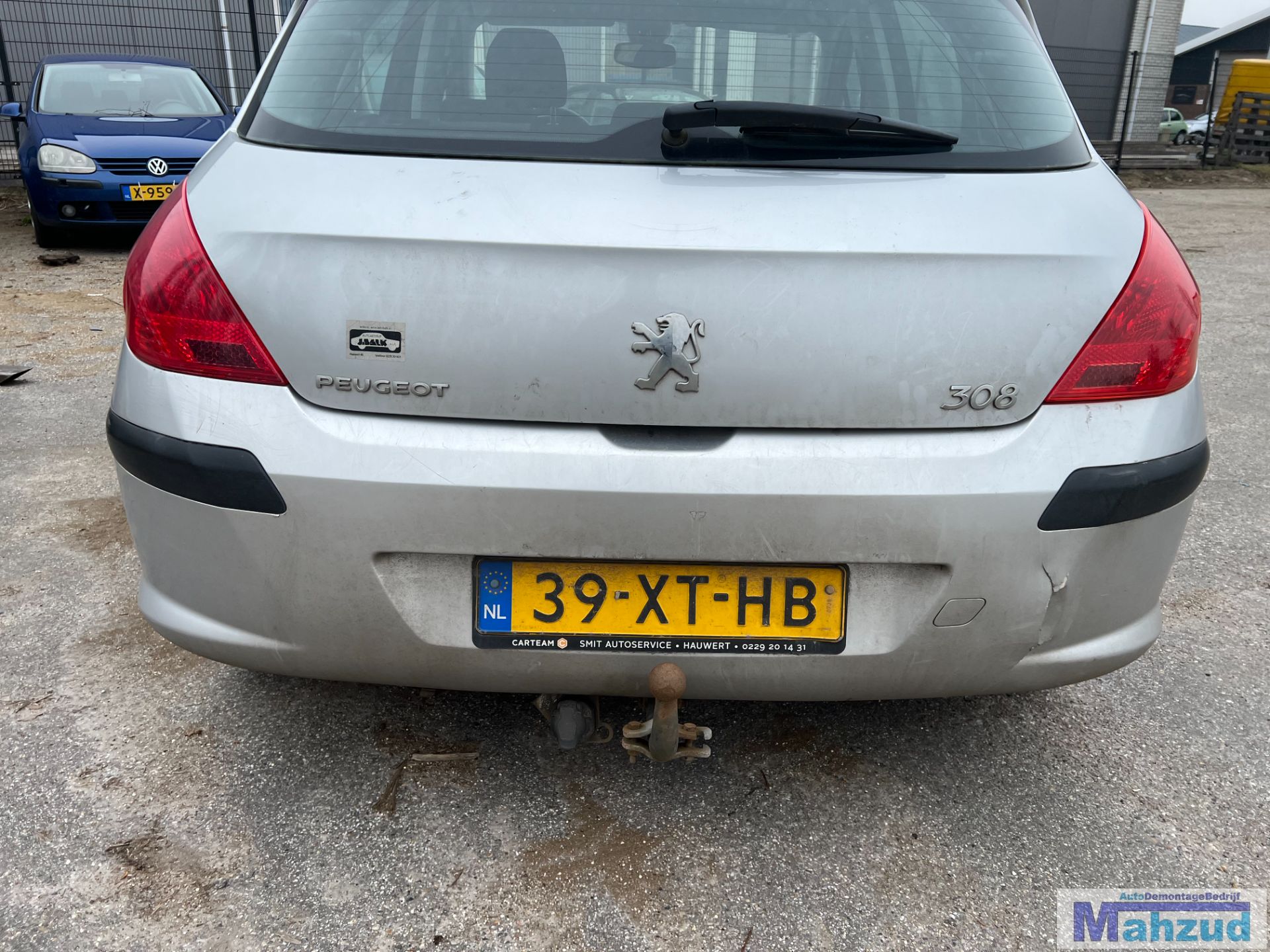 PEUGEOT 308 1 Zilver EZRC achterbumper hatchback 2007-2014