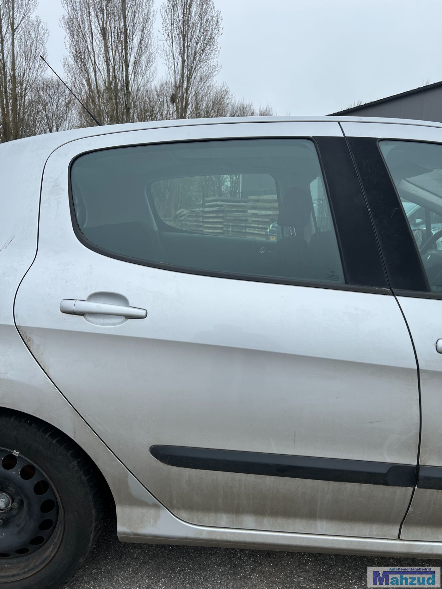 PEUGEOT 308 1 Zilver EZRC rechts achter deur 2007-2014