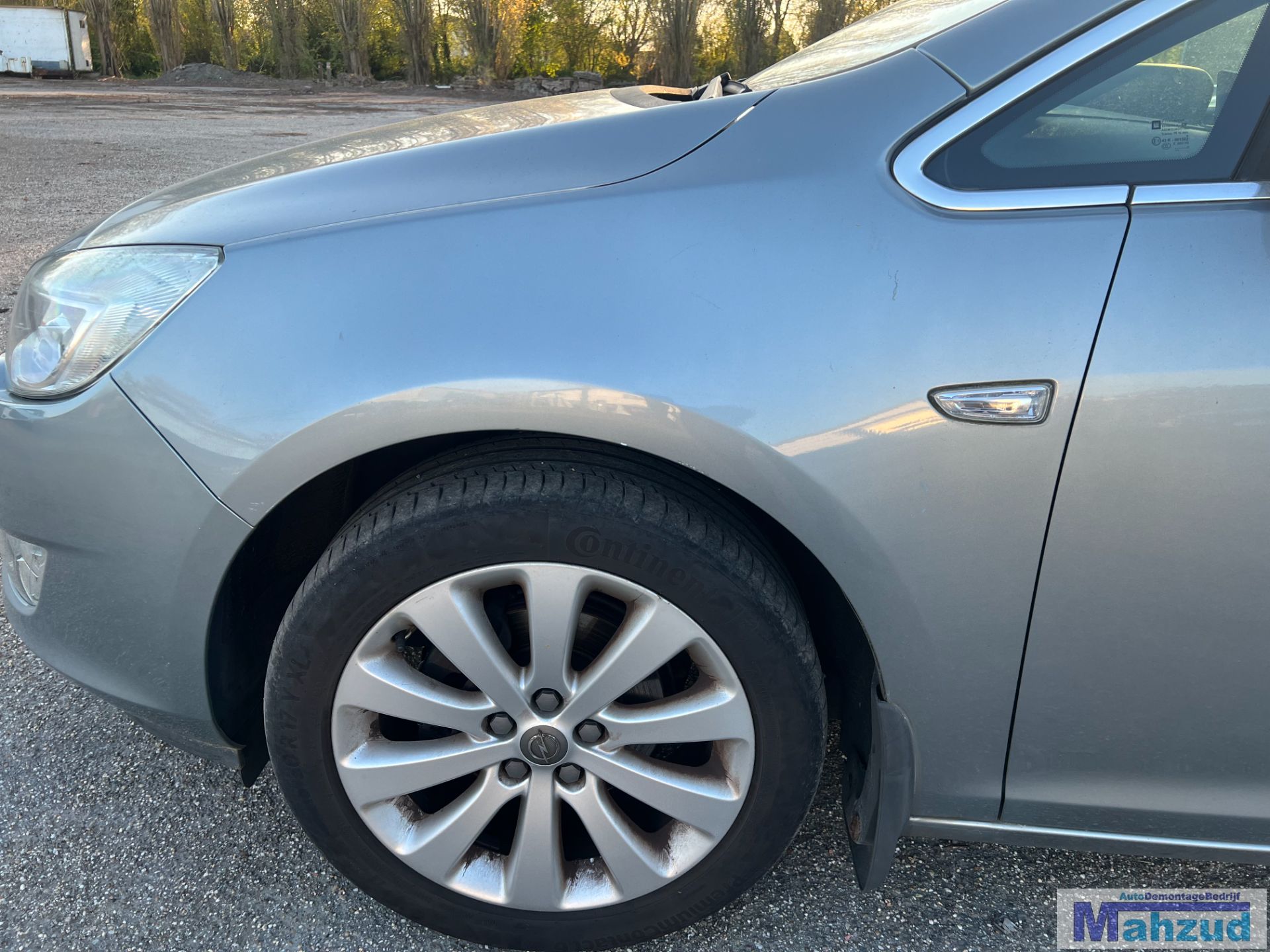 OPEL ASTRA J Grijs Z179 links voorscherm 2009-2015
