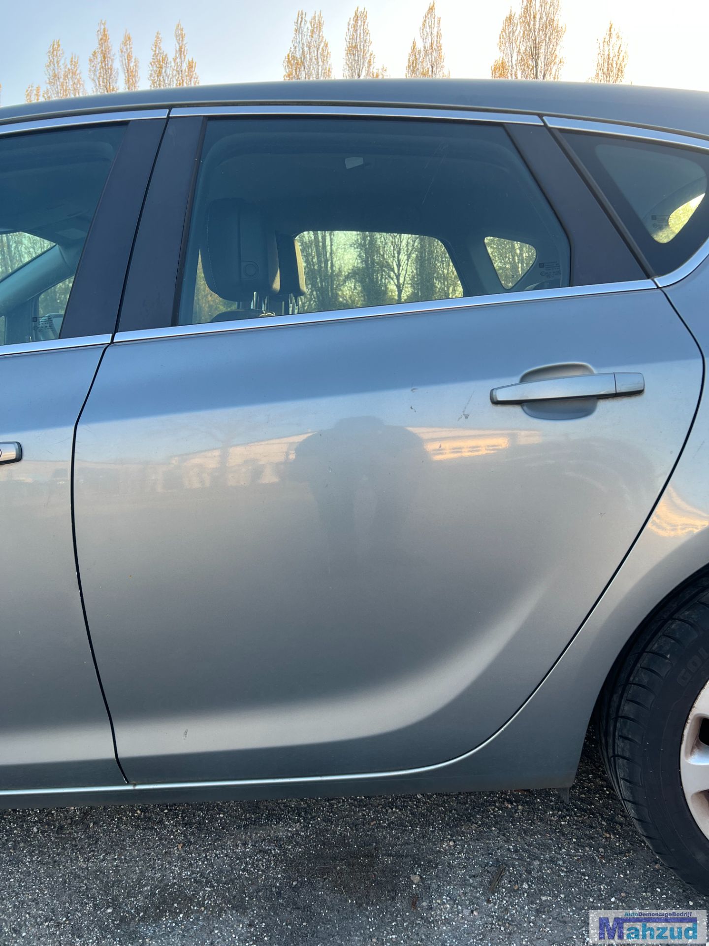 OPEL ASTRA J Grijs Z179 links achter deur hatchback 2009-2015