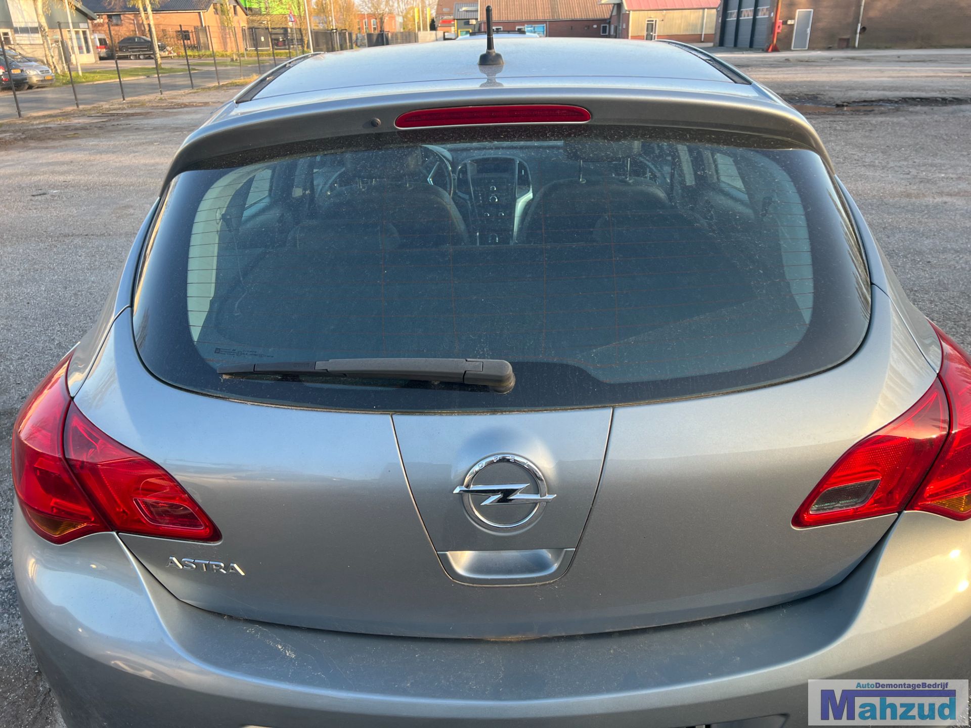 OPEL ASTRA J Grijs Z179 achterklep 2009-2015