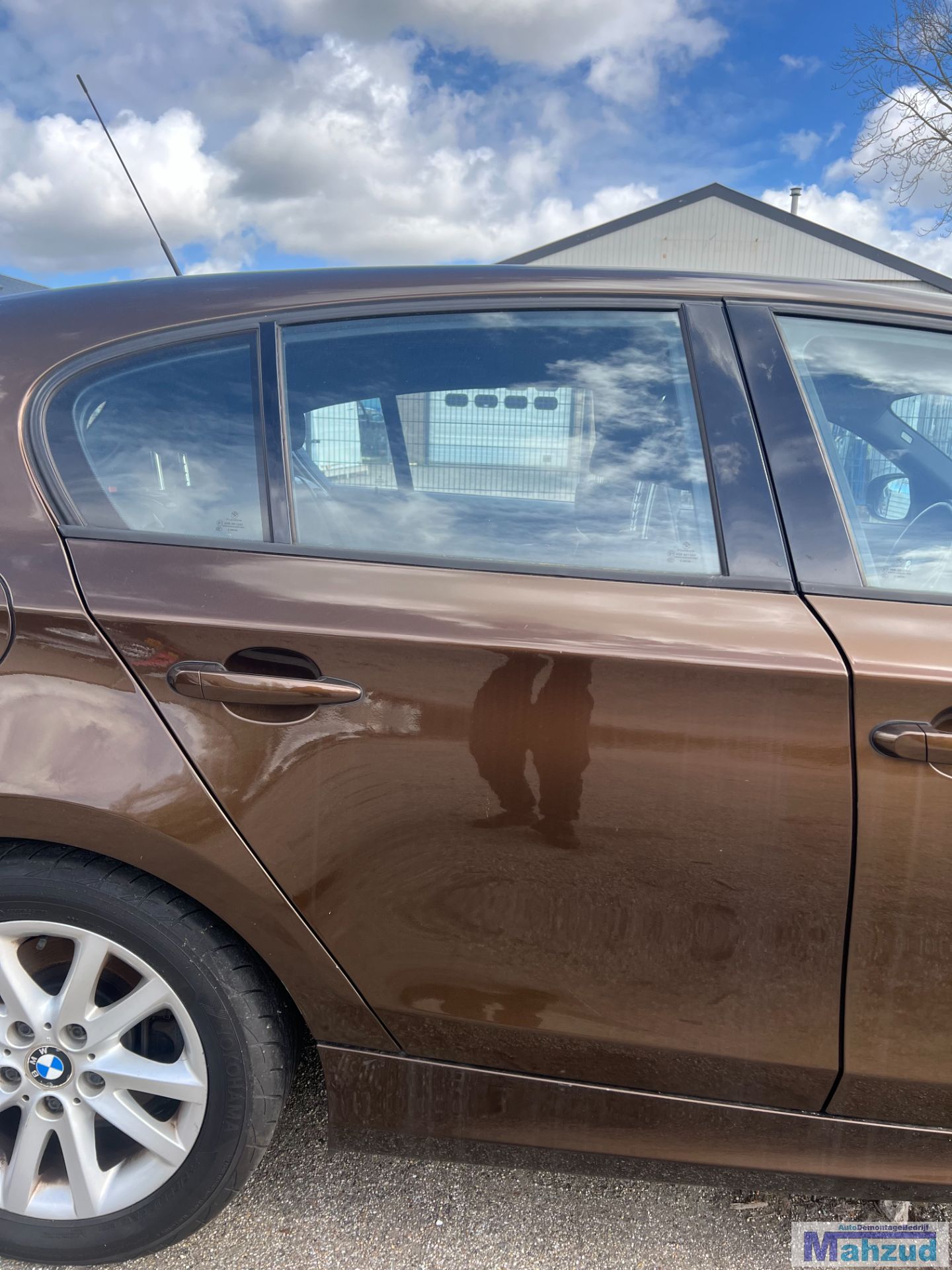 BMW 1 serie E87 Bruin B09/8 rechts achter deur 2004-2011
