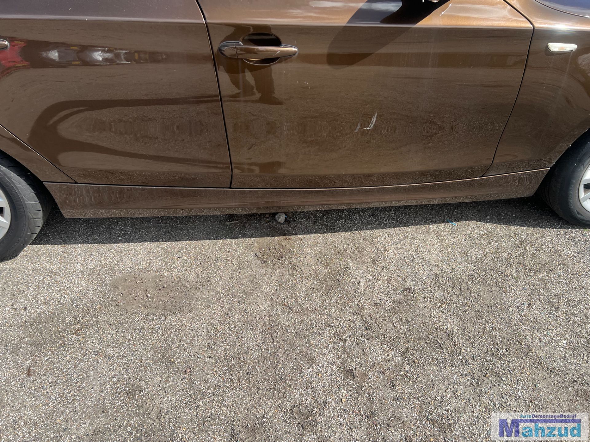 BMW 1 serie E87 Bruin B09/8 rechts zijskirt 2004-2011