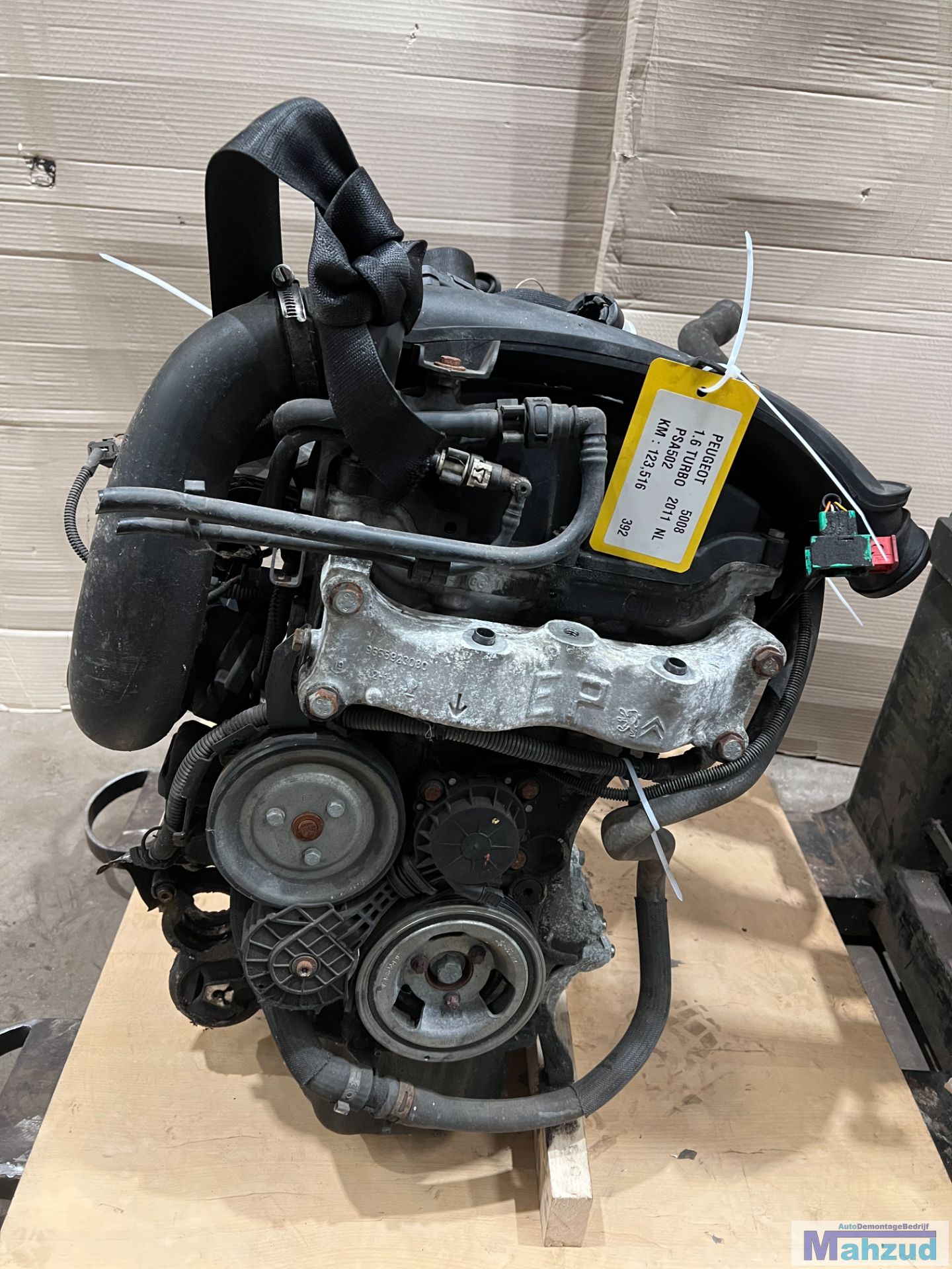 PEUGEOT 5008 1.6 Turbo motorblok motor PSA5F02
