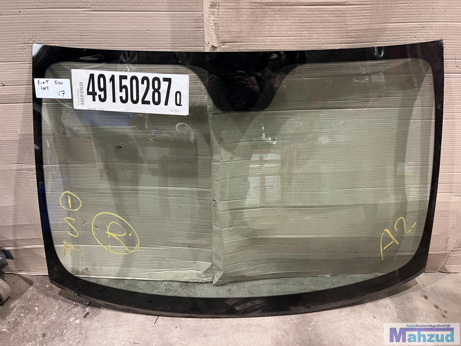 FIAT 500 voorraam voorruit 2007-2014