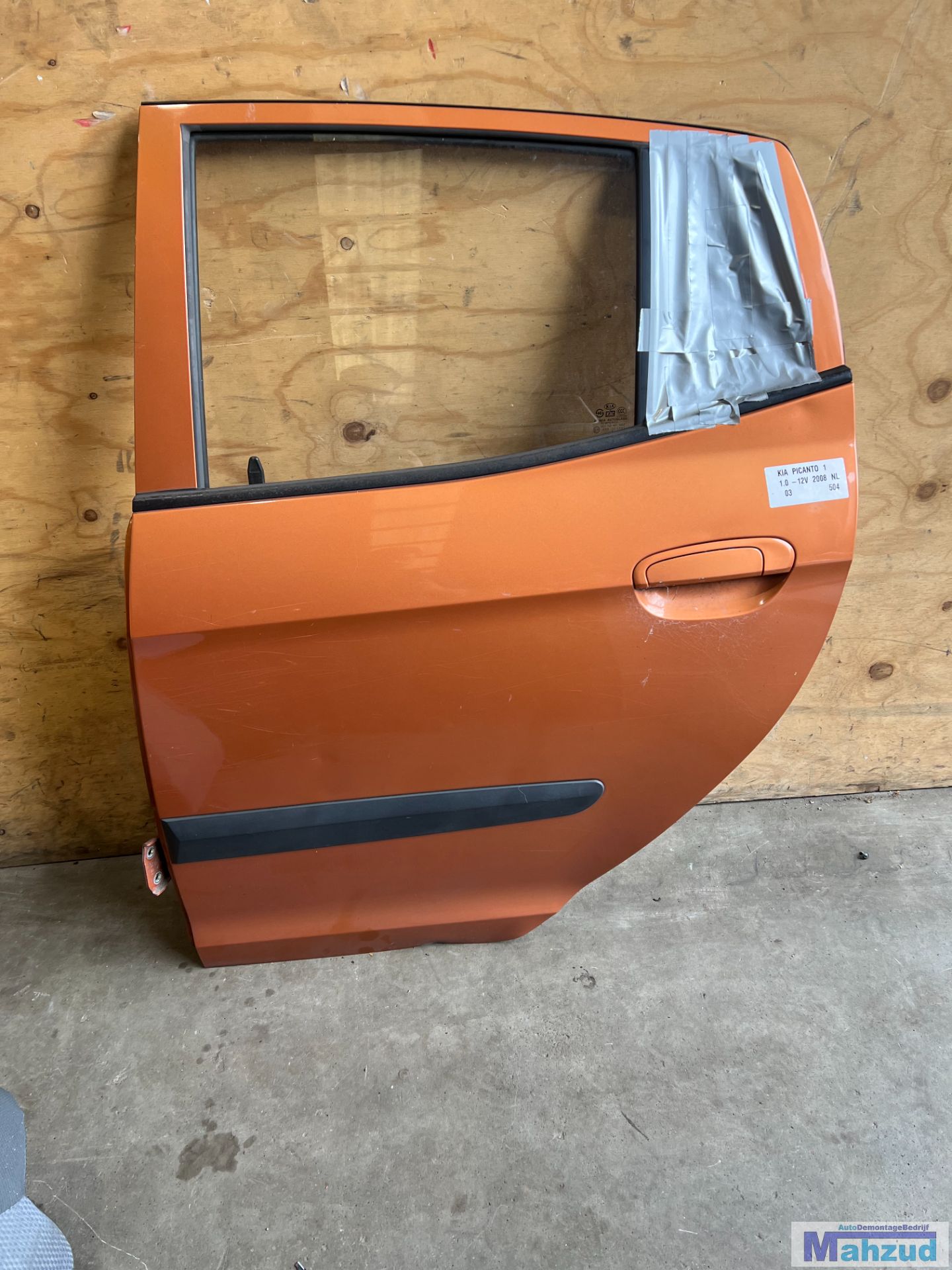 KIA PICANTO 1 Oranje 03 links achter deur 2004-2010