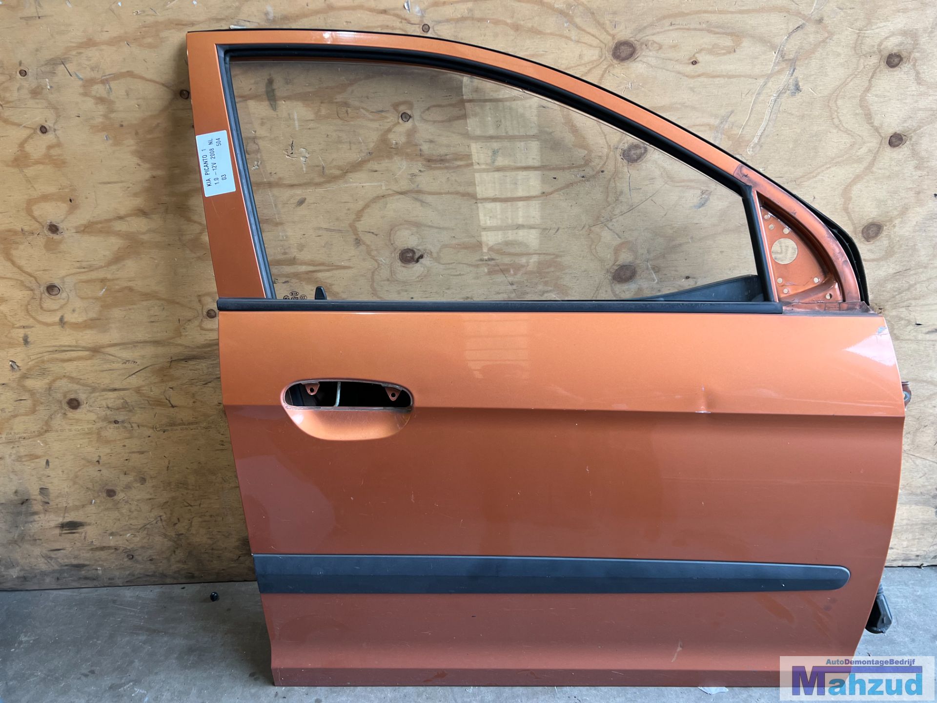 KIA PICANTO 1 Oranje 03 Rechts voor deur 2004-2010